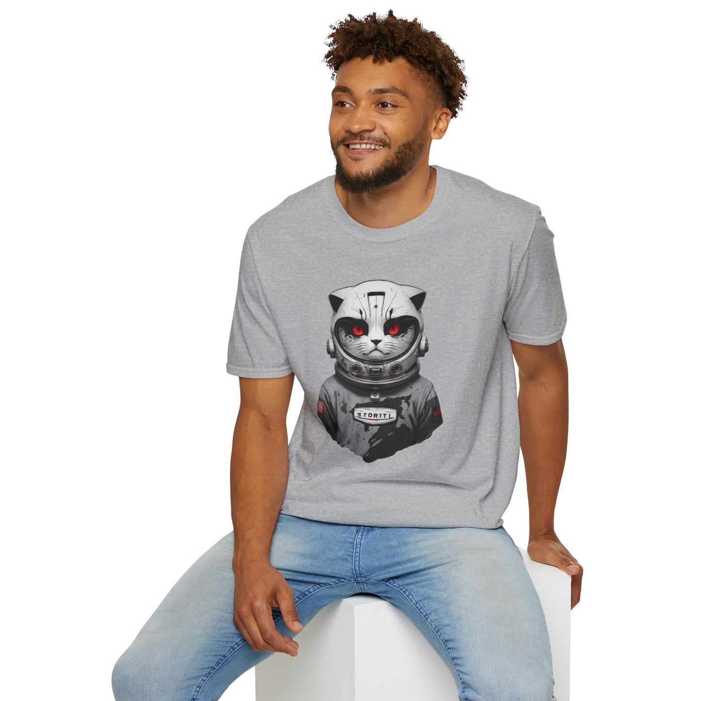 Space Cat Out of This World Graphic Unisex Tee