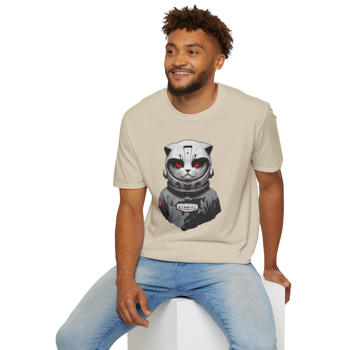 Space Cat Out of This World Graphic Unisex Tee
