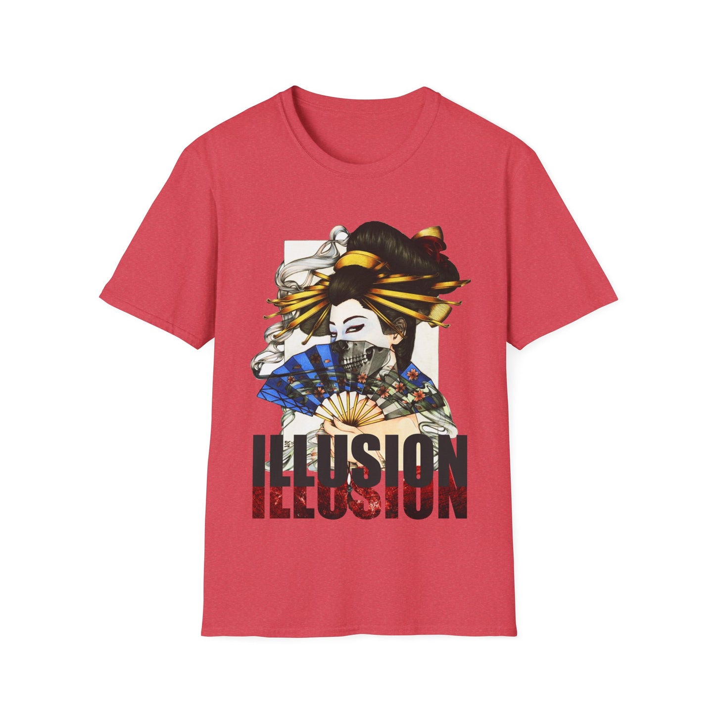 Illusion Geisha T-Shirt — Japanese Fan Art Tee