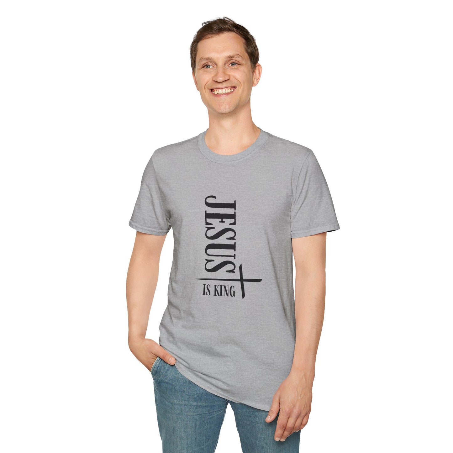 JESUS is KING Unisex Softstyle T-Shirt