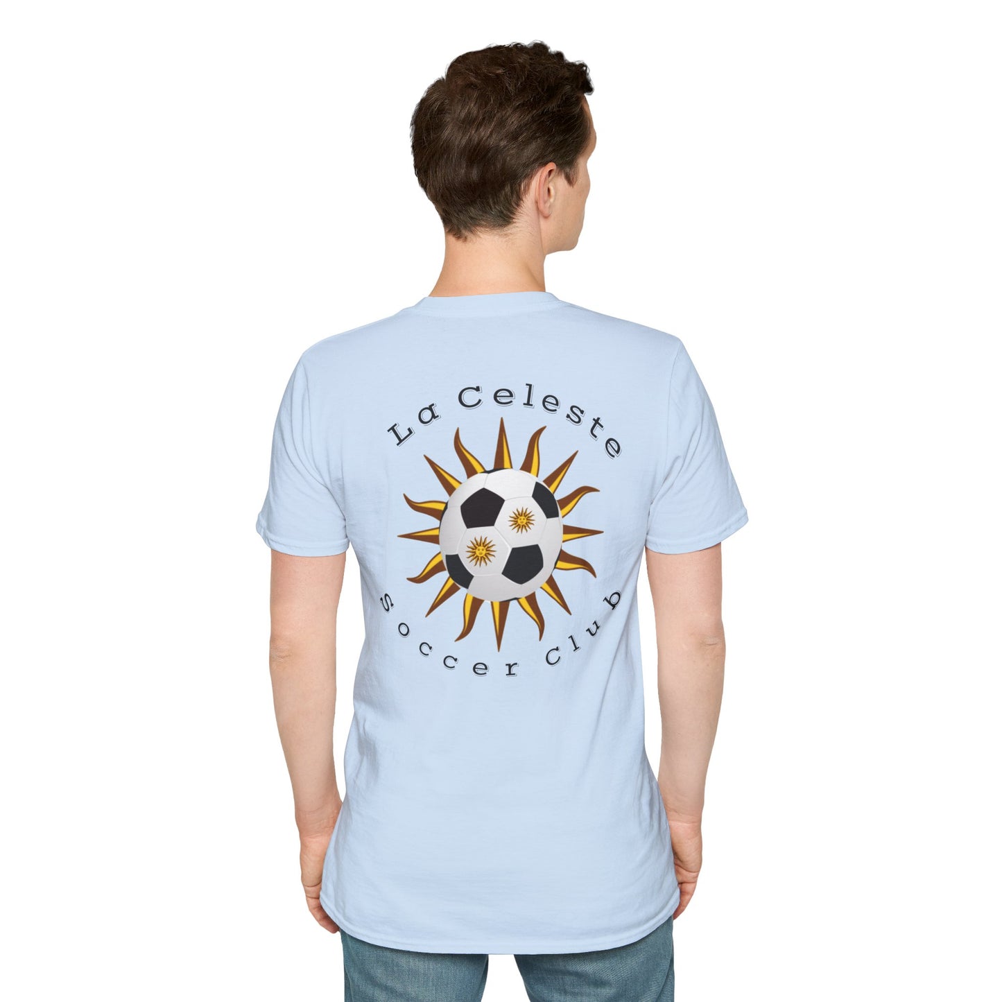 La Celeste S.C Más que un Club, Una Familia - Unisex Softstyle T-Shirt