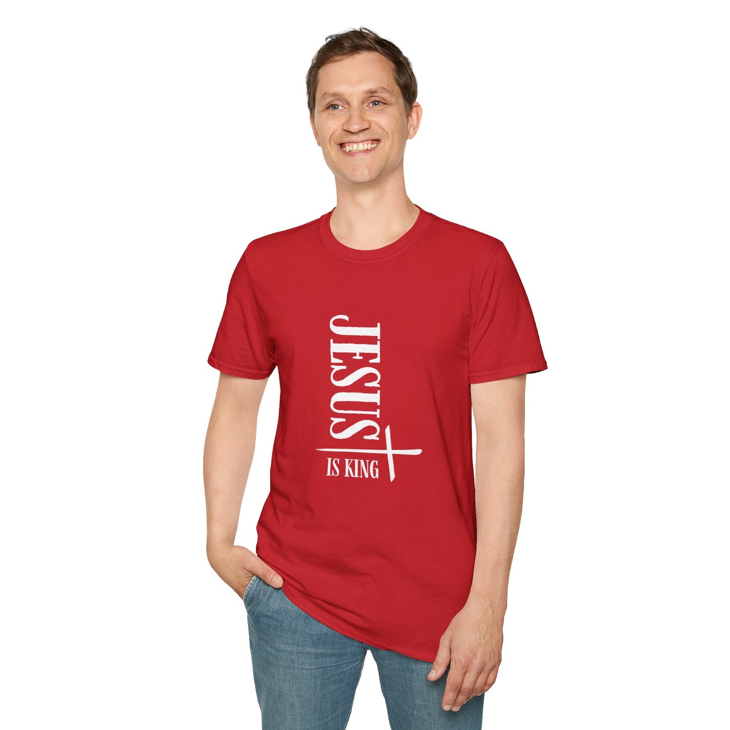 JESUS is KING Unisex Softstyle T-Shirt