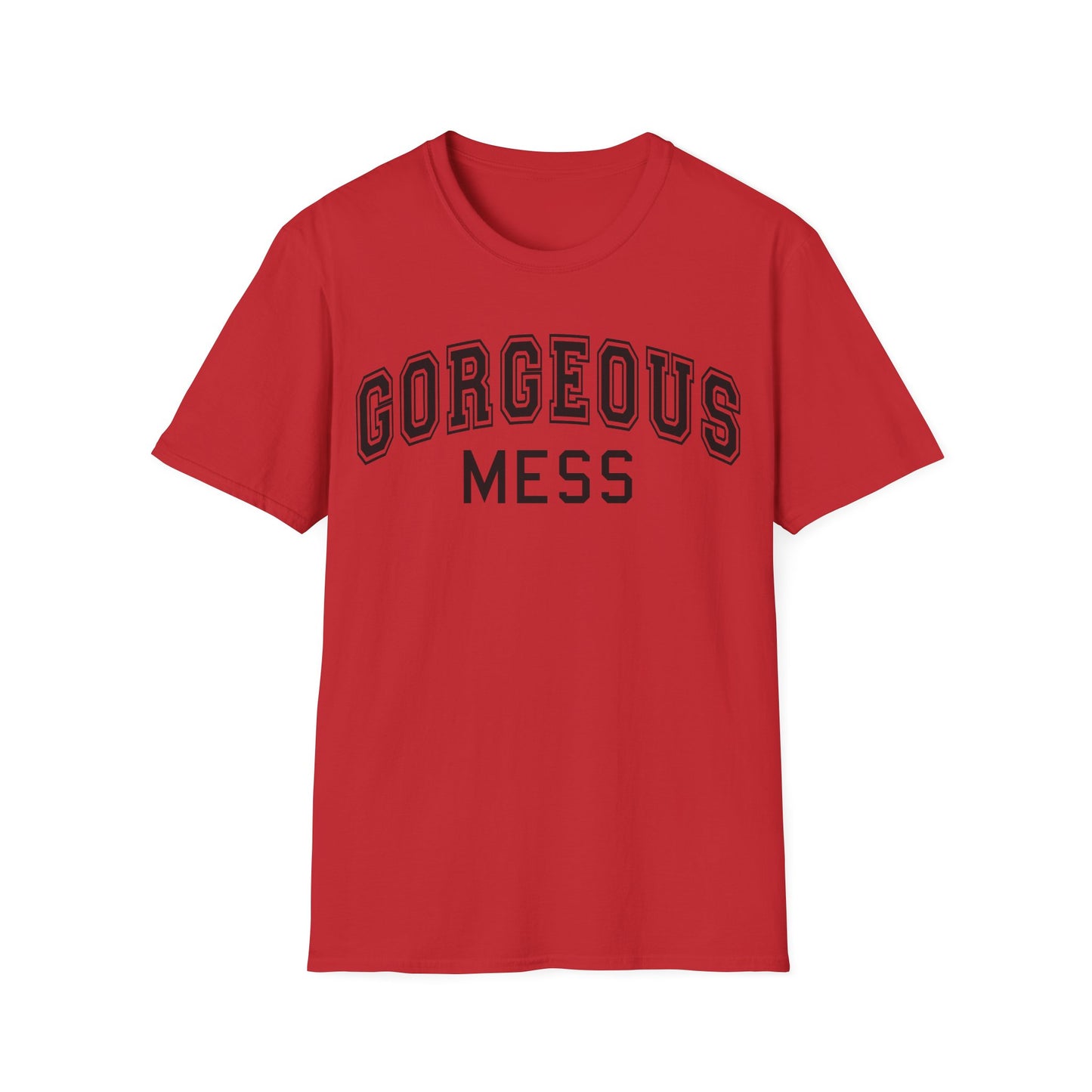 Gorgeous Mess Tee — Graphic Casual Statement T-Shirt