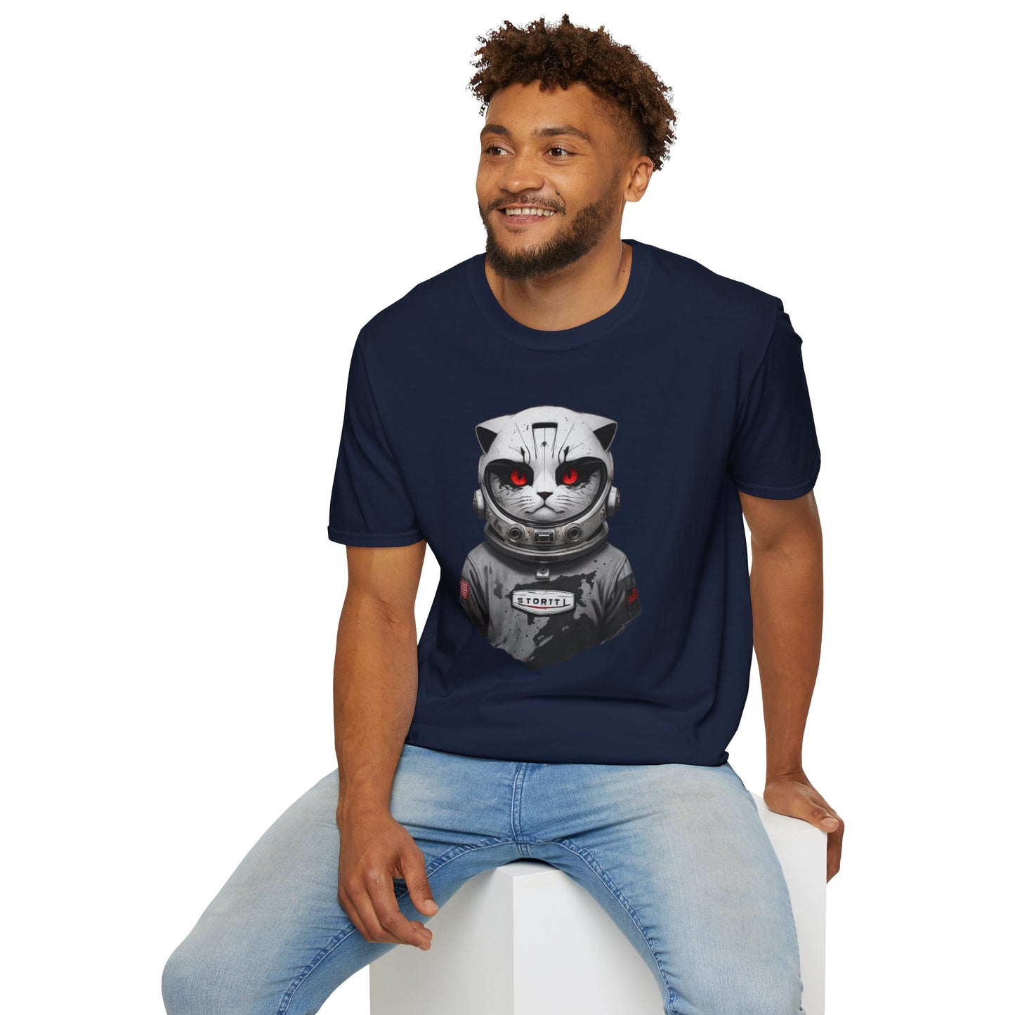 Space Cat Out of This World Graphic Unisex Tee