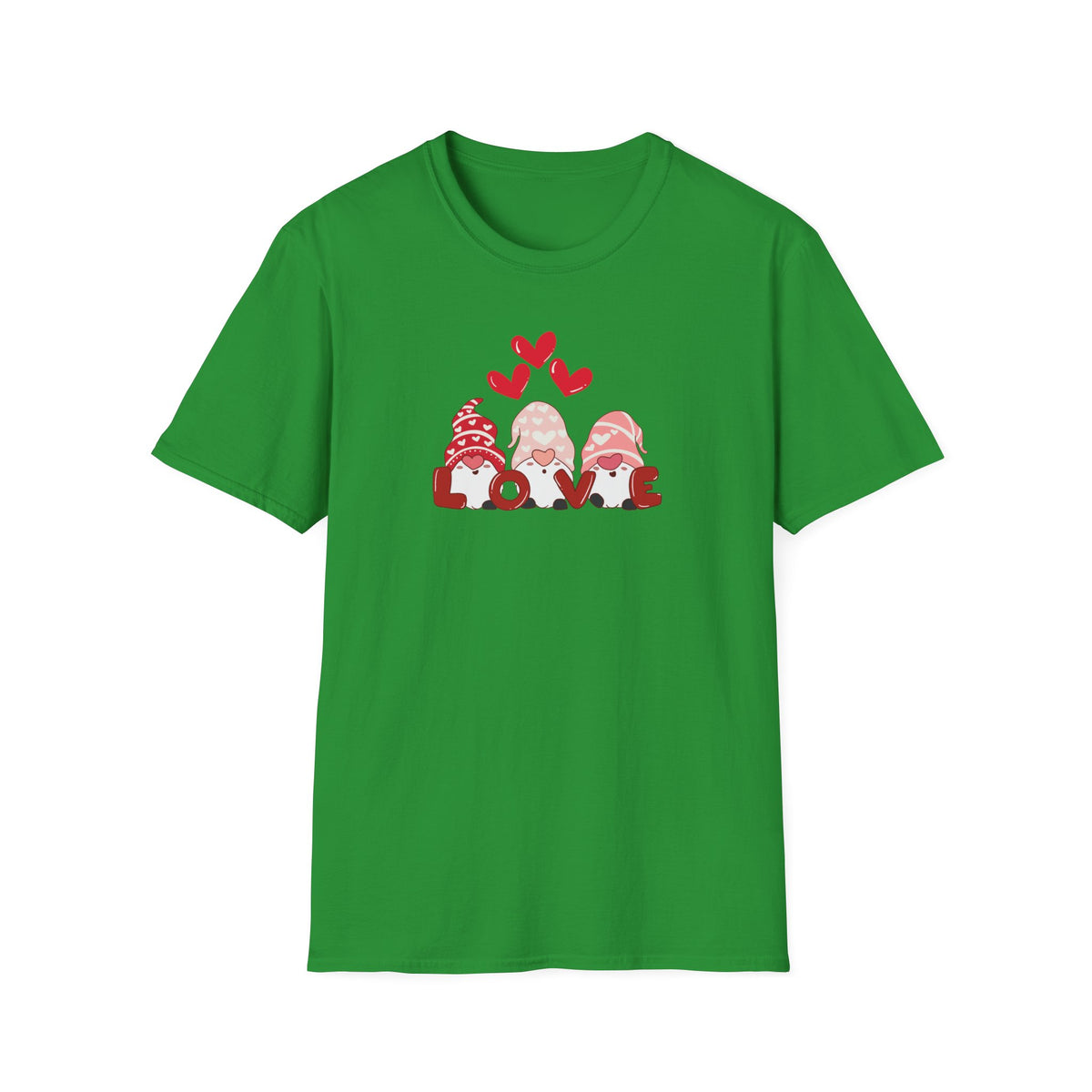 Love Gnome T-Shirt — Valentine’s Day Heart Gnomes Tee