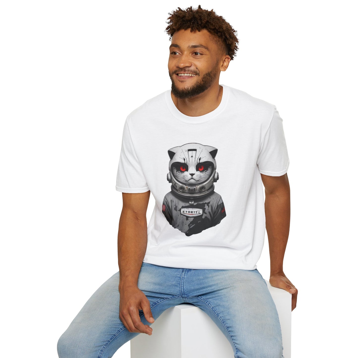 Space Cat Out of This World Graphic Unisex Tee