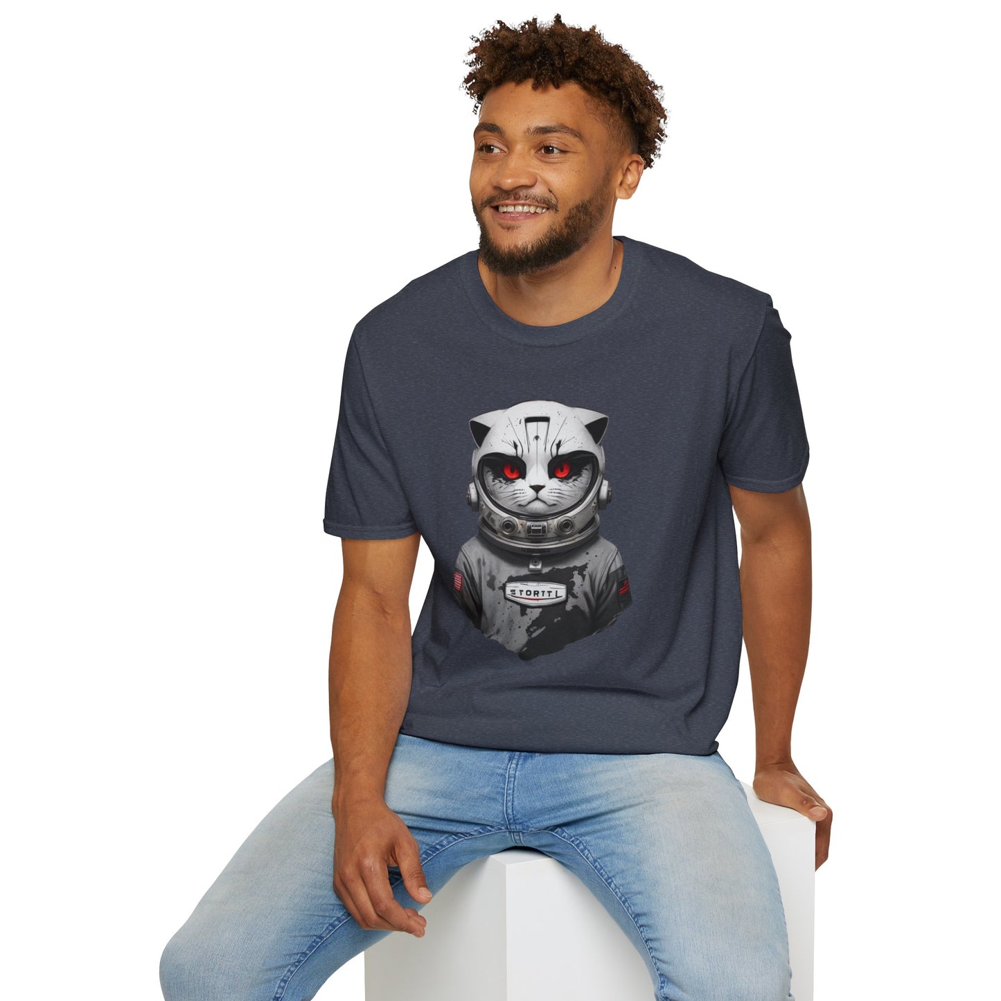 Space Cat Out of This World Graphic Unisex Tee