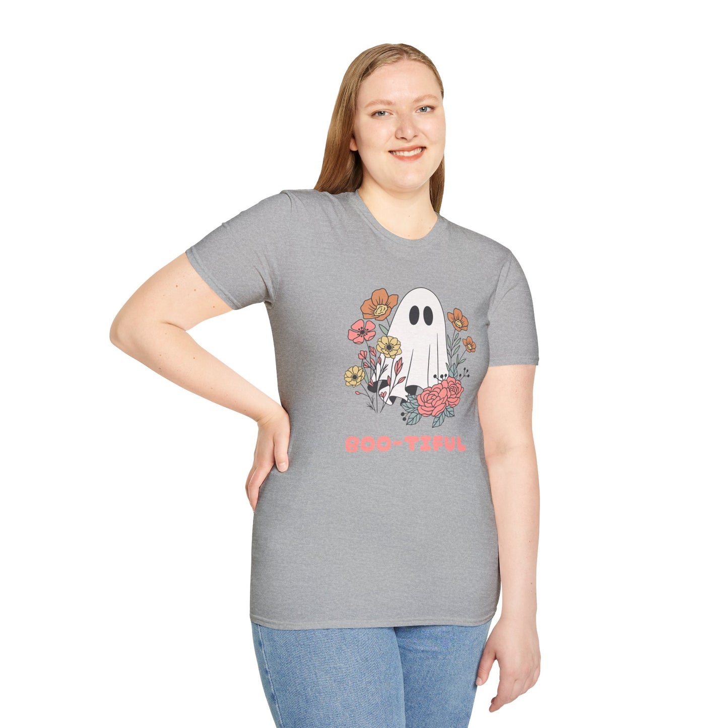 Boo-tiful Floral Ghost T-Shirt