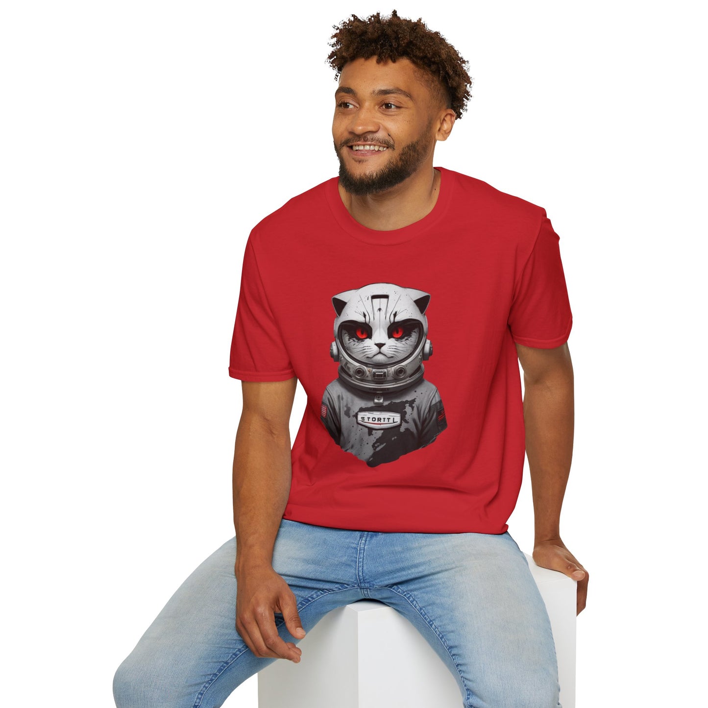 Space Cat Out of This World Graphic Unisex Tee