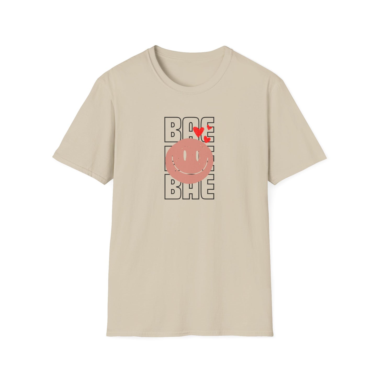 BAE Vibes Happy Face Graphic T-Shirt