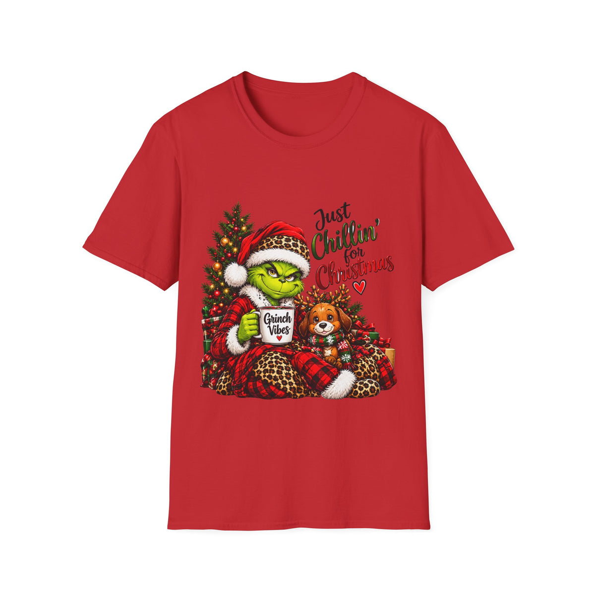 Just Chillin’ Christmas Grinch T-Shirt