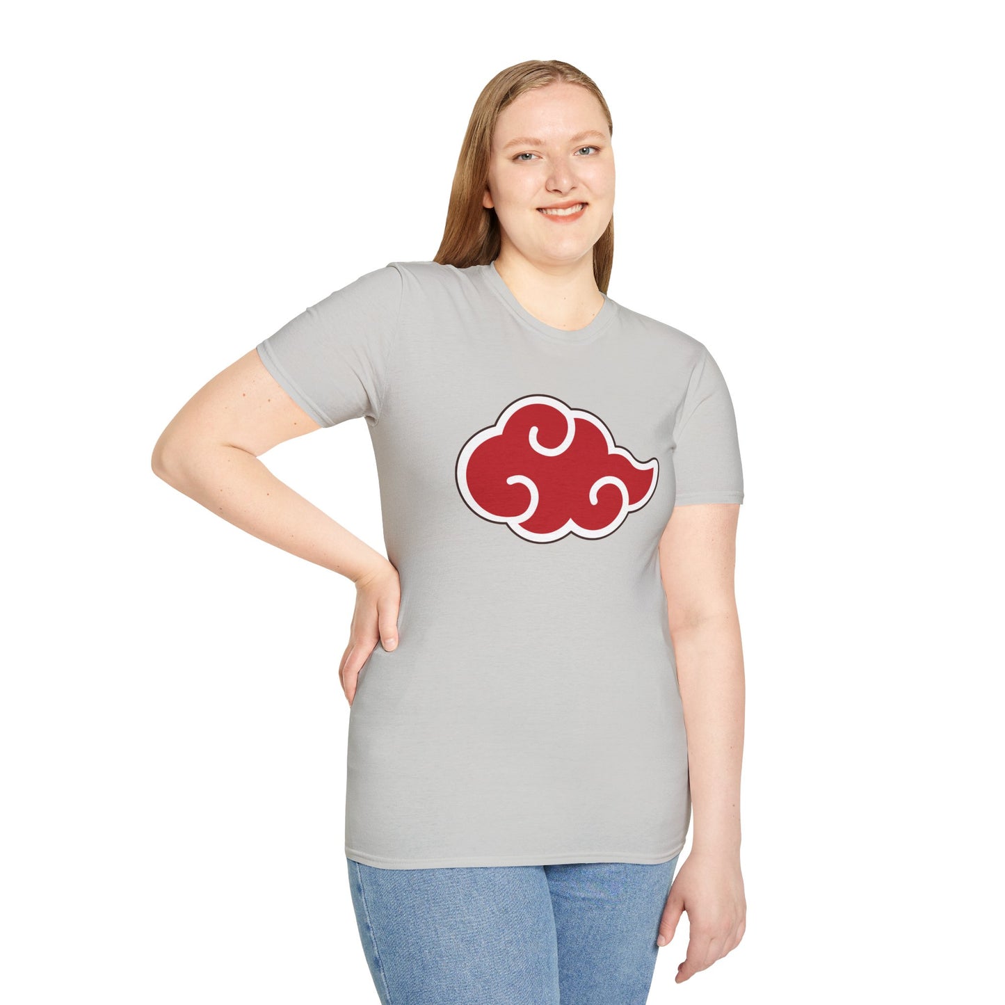 Anime-Inspired Cloud Graphic Unisex T-Shirt for Fans