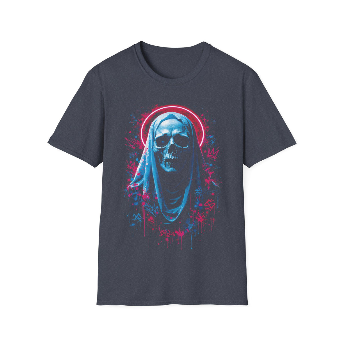 Neon Gothic Skull Tee