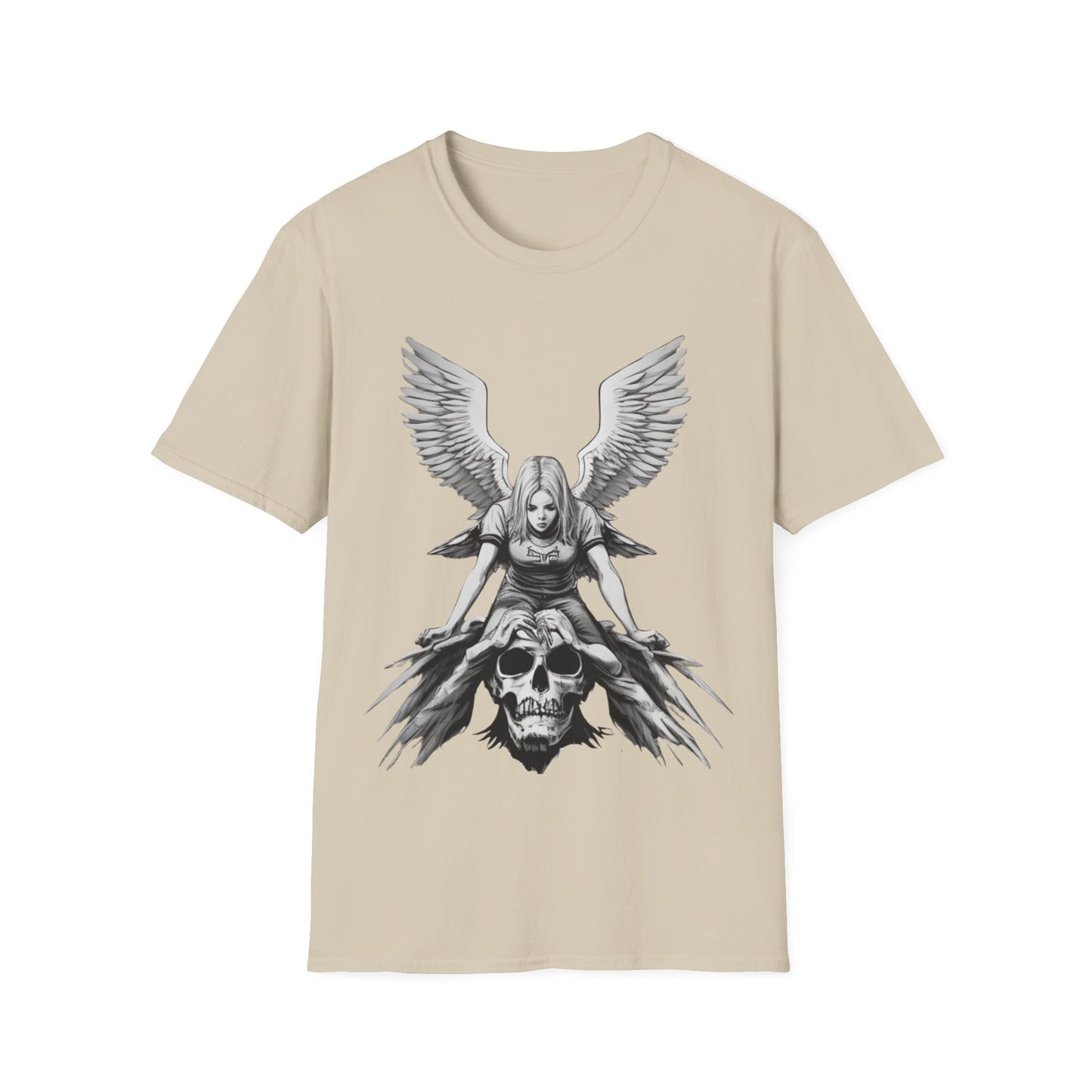 Angel & Demon Skull Graphic Unisex Tee