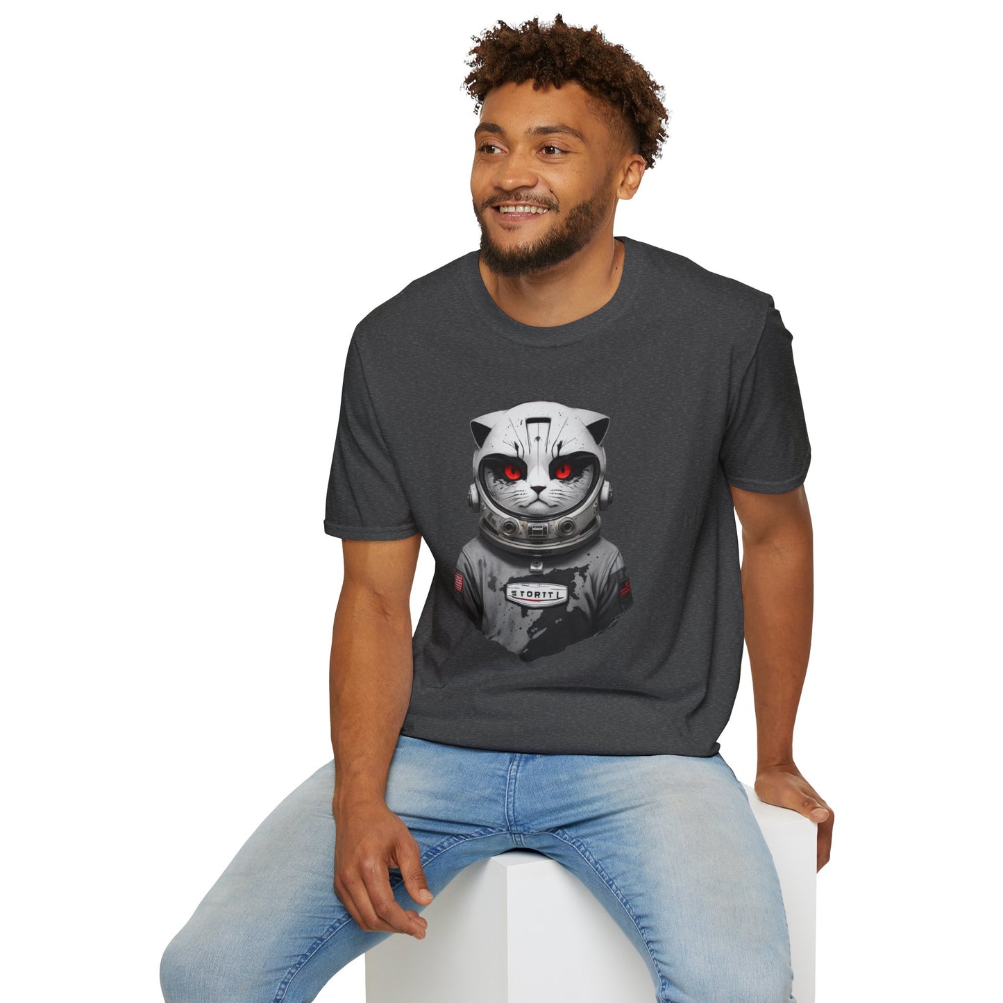 Space Cat Out of This World Graphic Unisex Tee