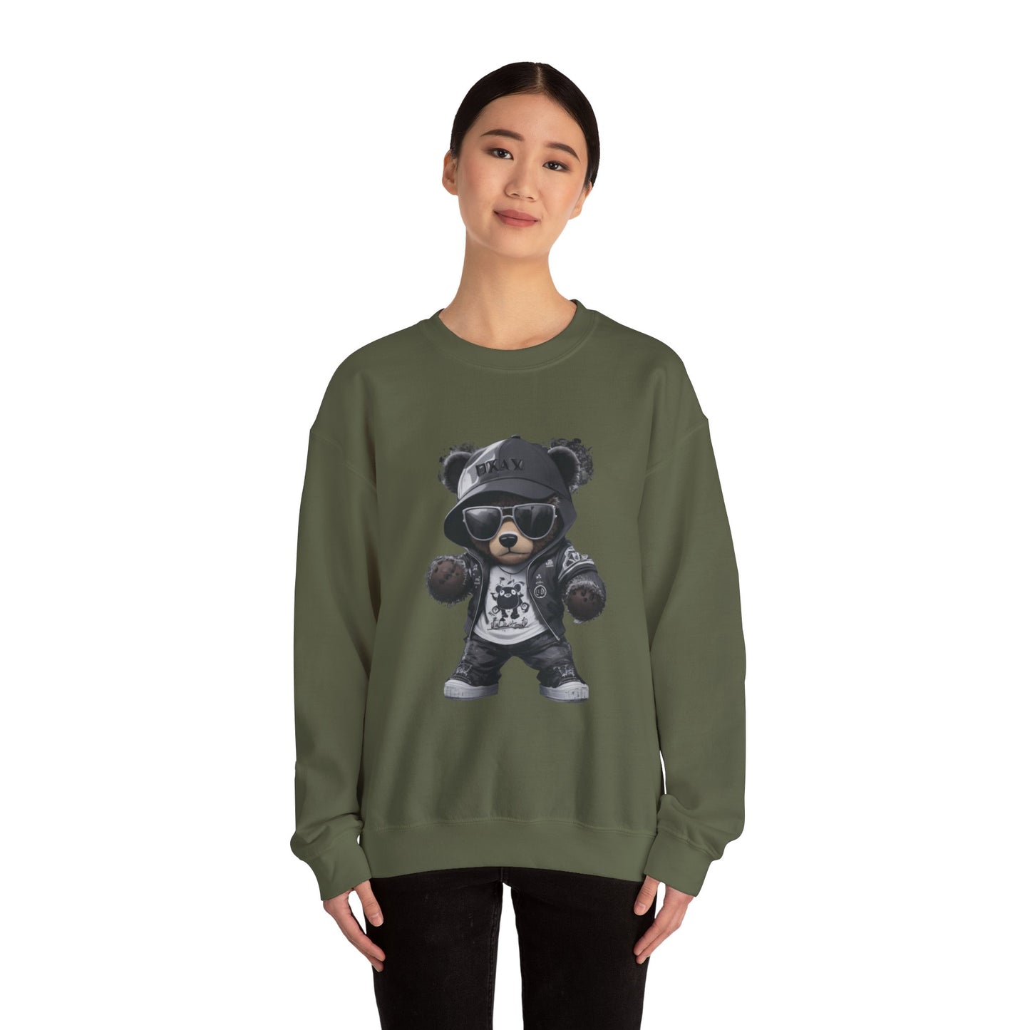 Street Bear Graphic Unisex Sweatshirt
