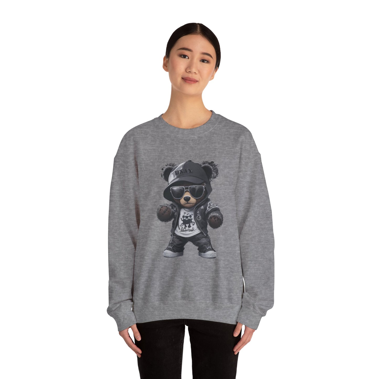 Street Bear Graphic Unisex Sweatshirt