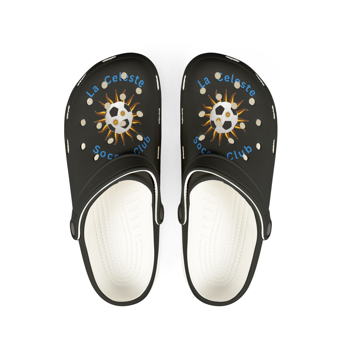La Celeste S.C. Unisex Shoes, Sporty Summer Sandals, Stylish Outdoor Footwear, Perfect for Soccer Practice