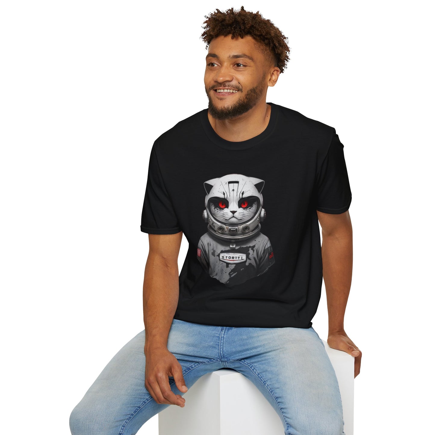 Space Cat Out of This World Graphic Unisex Tee