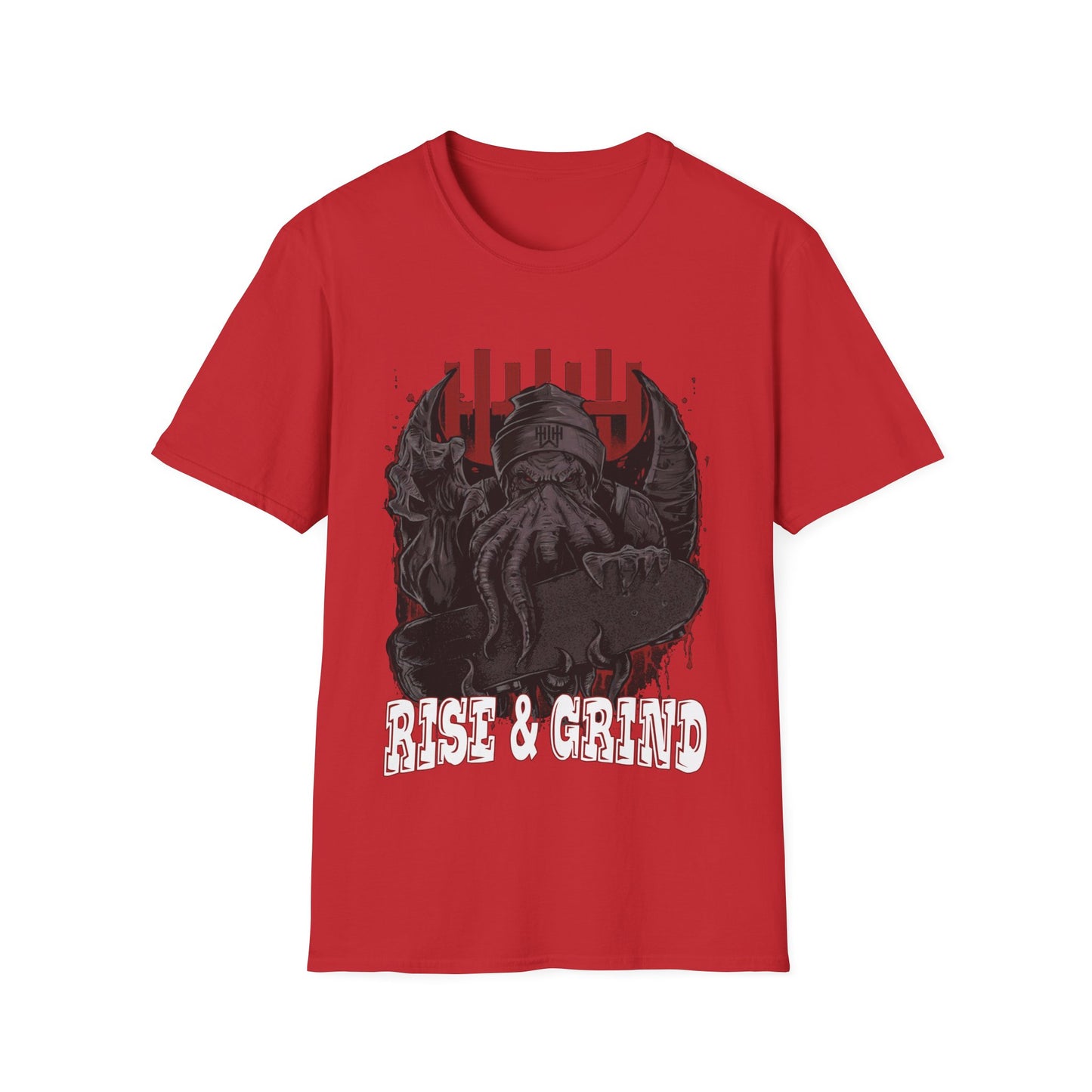 Rise & Grind Cthulhu Graphic T-Shirt