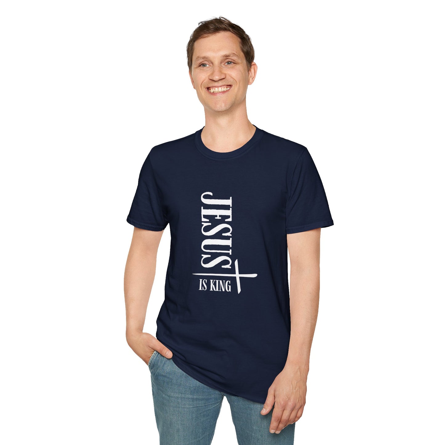 JESUS is KING Unisex Softstyle T-Shirt