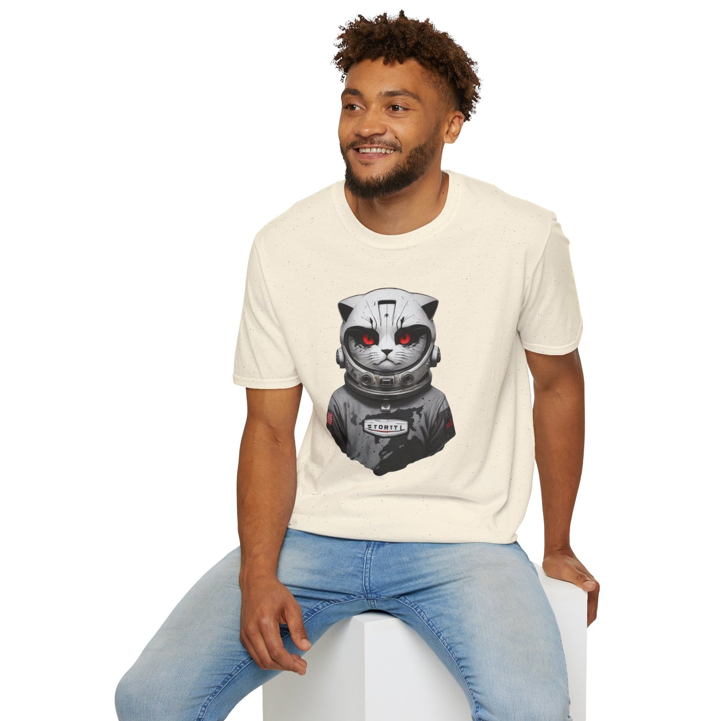 Space Cat Out of This World Graphic Unisex Tee