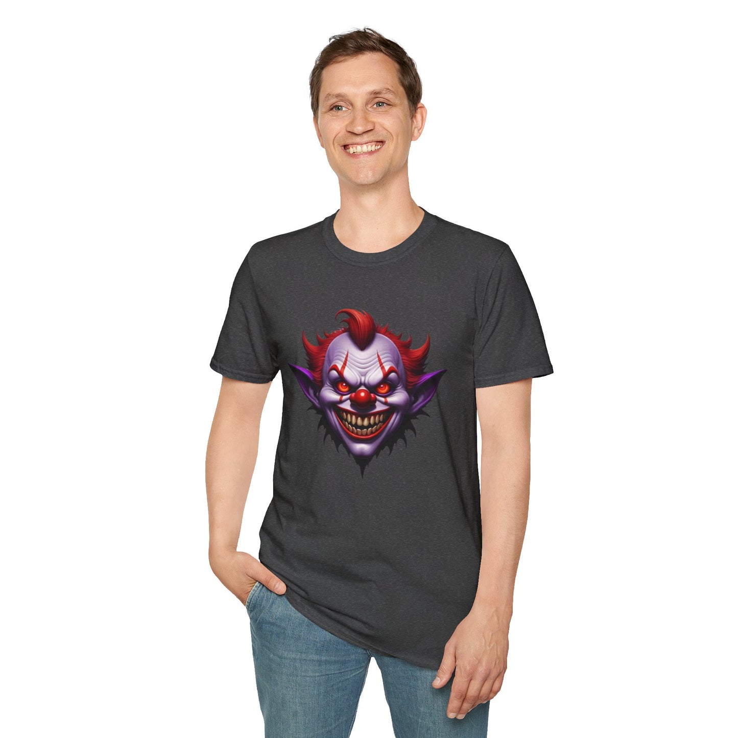 Evil Clown Graphic T-shirt