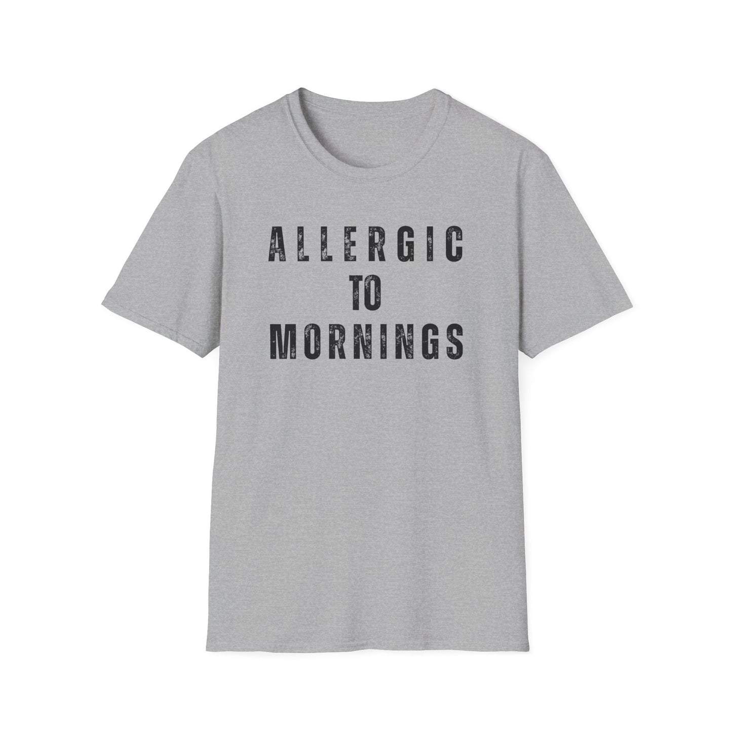 Allergic to Mornings Unisex Tee