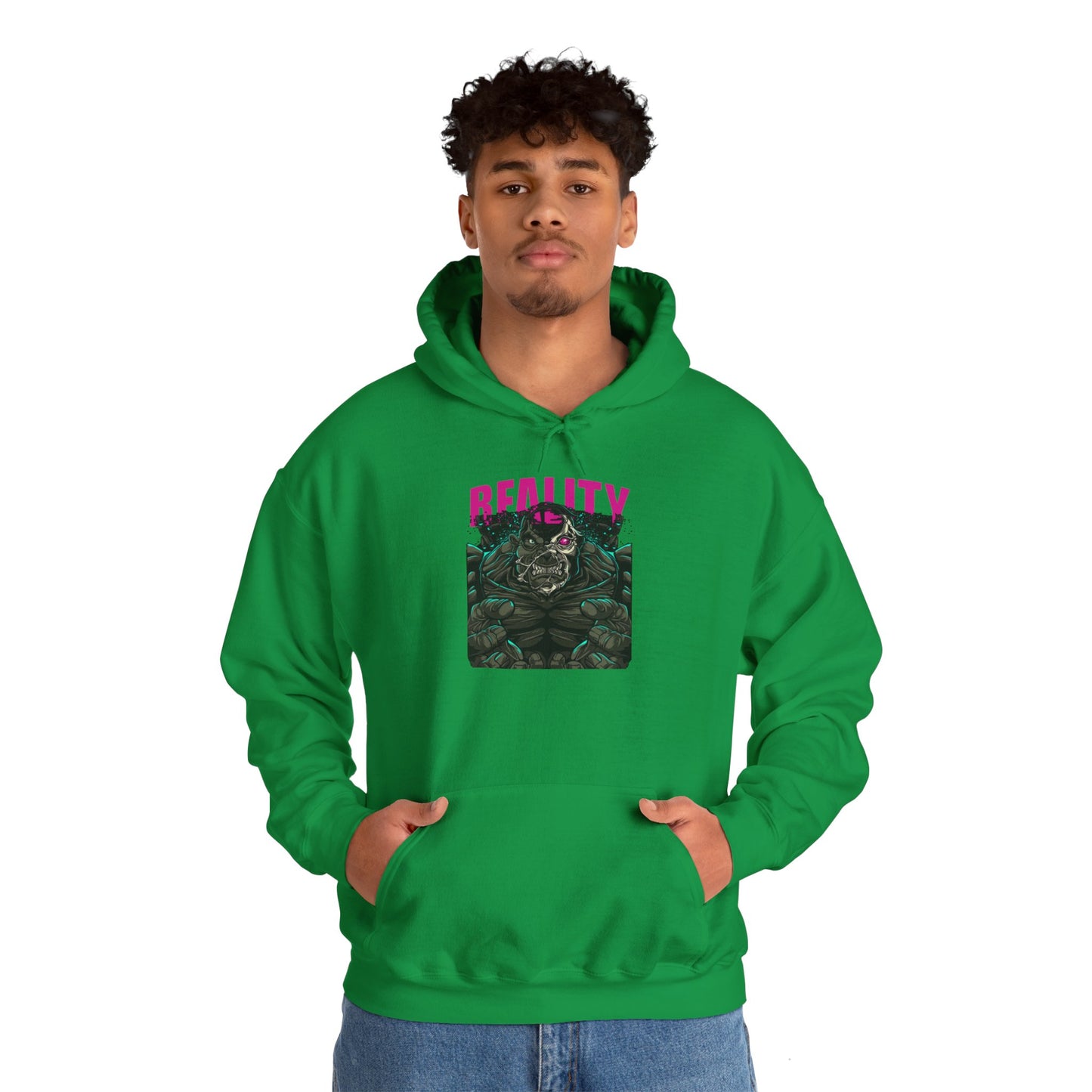 Reality Muscle Dog Graphic Hoodie