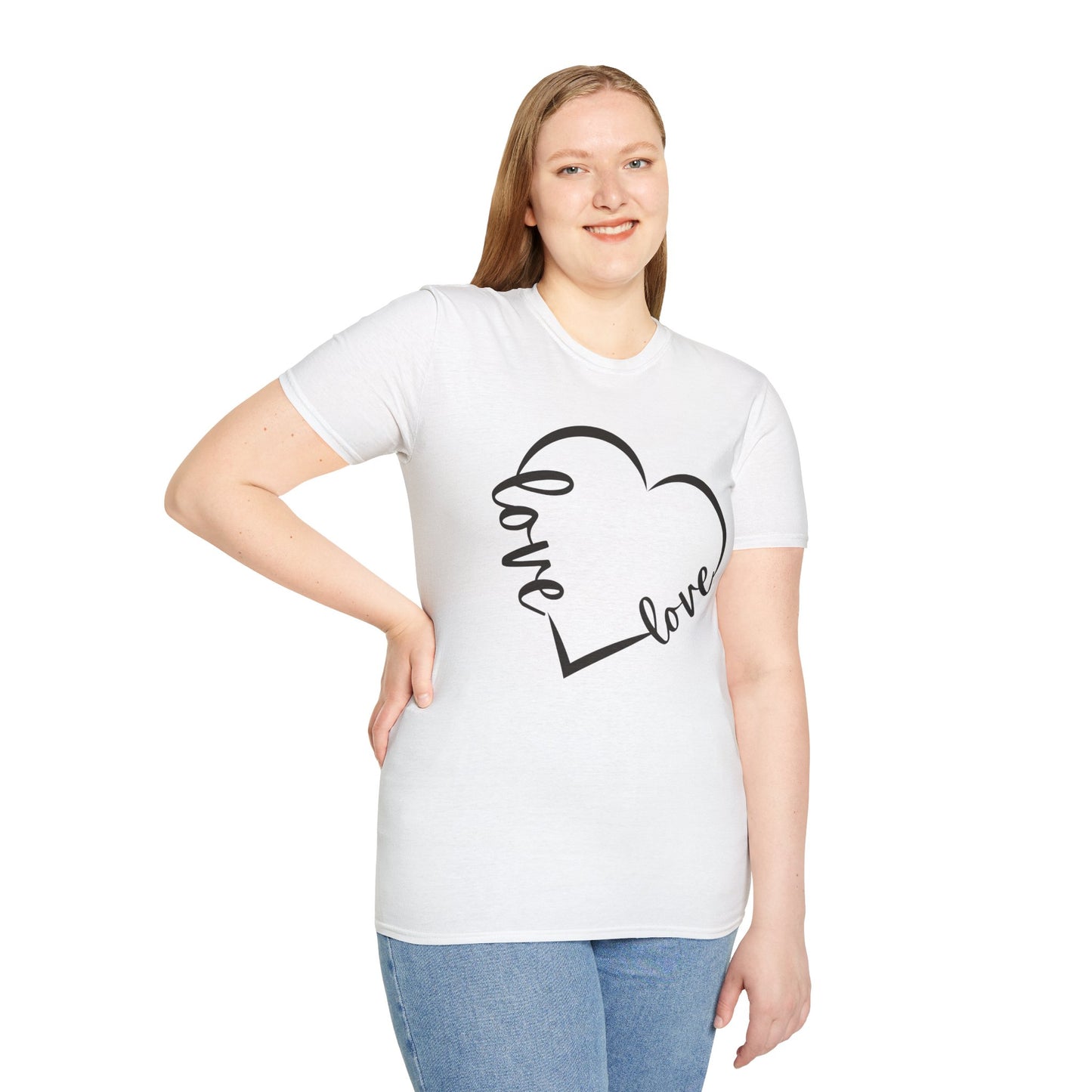 Love in Every Beat Heart Graphic Shirt