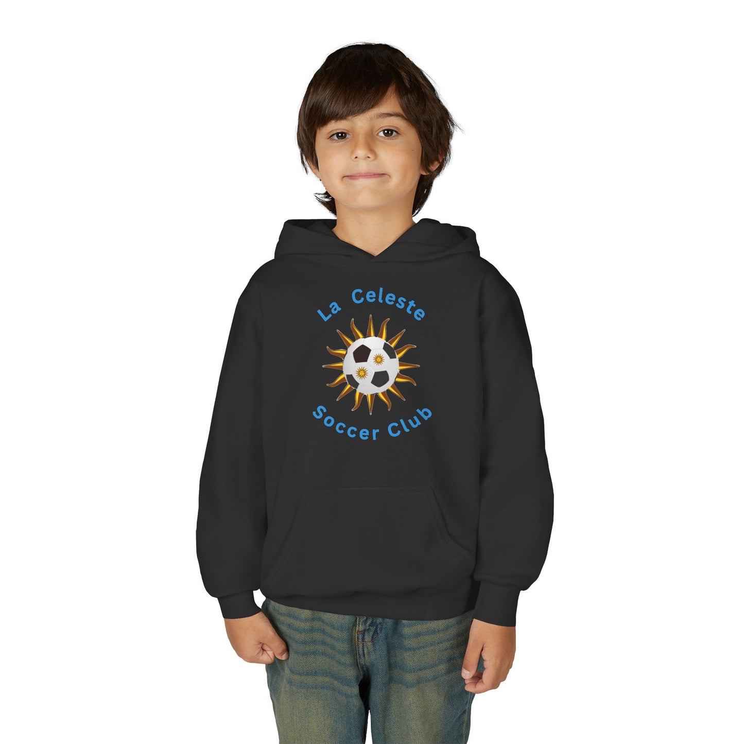 La Celeste S.C. YOUTH Soccer Club Hoodie, Perfect for Sports Teams & Casual Wear