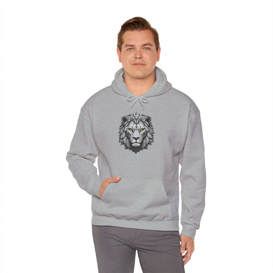 Lion Face Graphic Hoodie