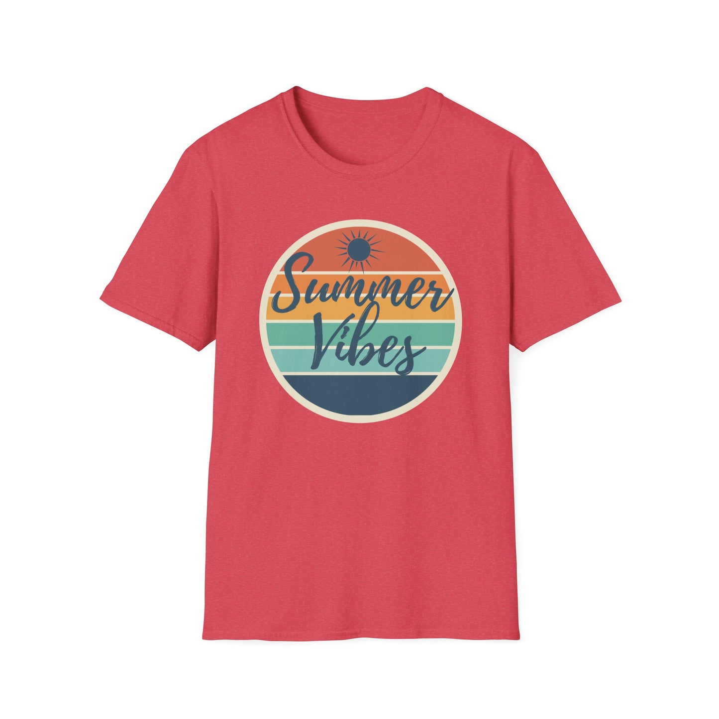 Summer Vibes Sunset Graphic Unisex Tee