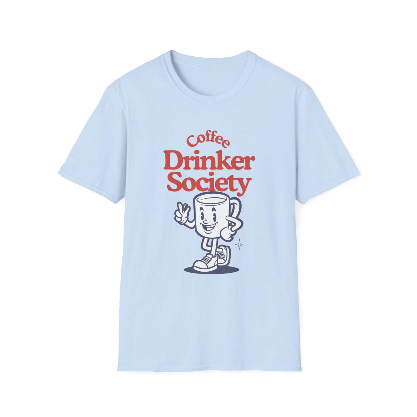 Coffee Drinker Society Unisex T-Shirt - Fun & Casual Coffee Lover Tee