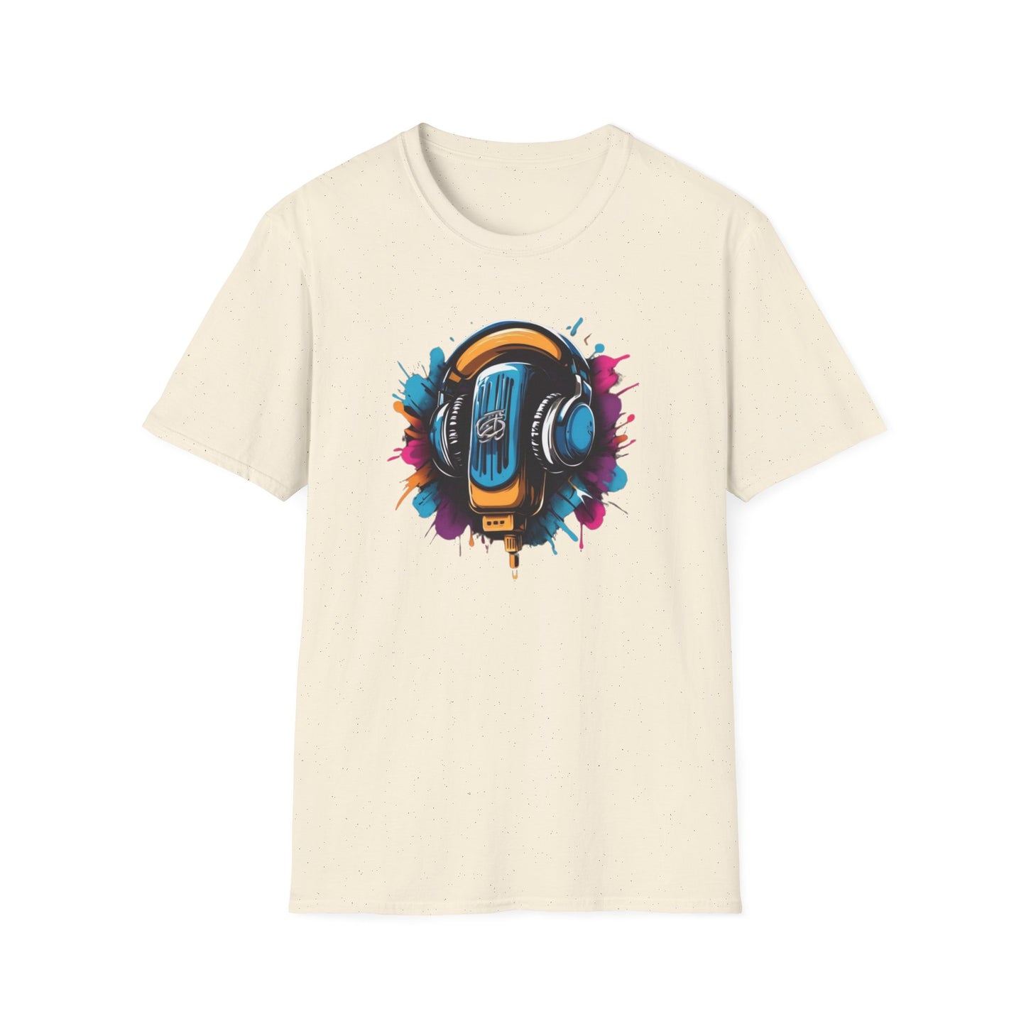Mic & Headphones Graphic Unisex T-Shirt