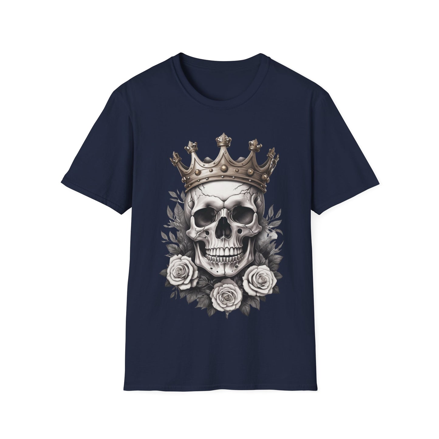 Royal Rebellion King Skull Unisex Tee