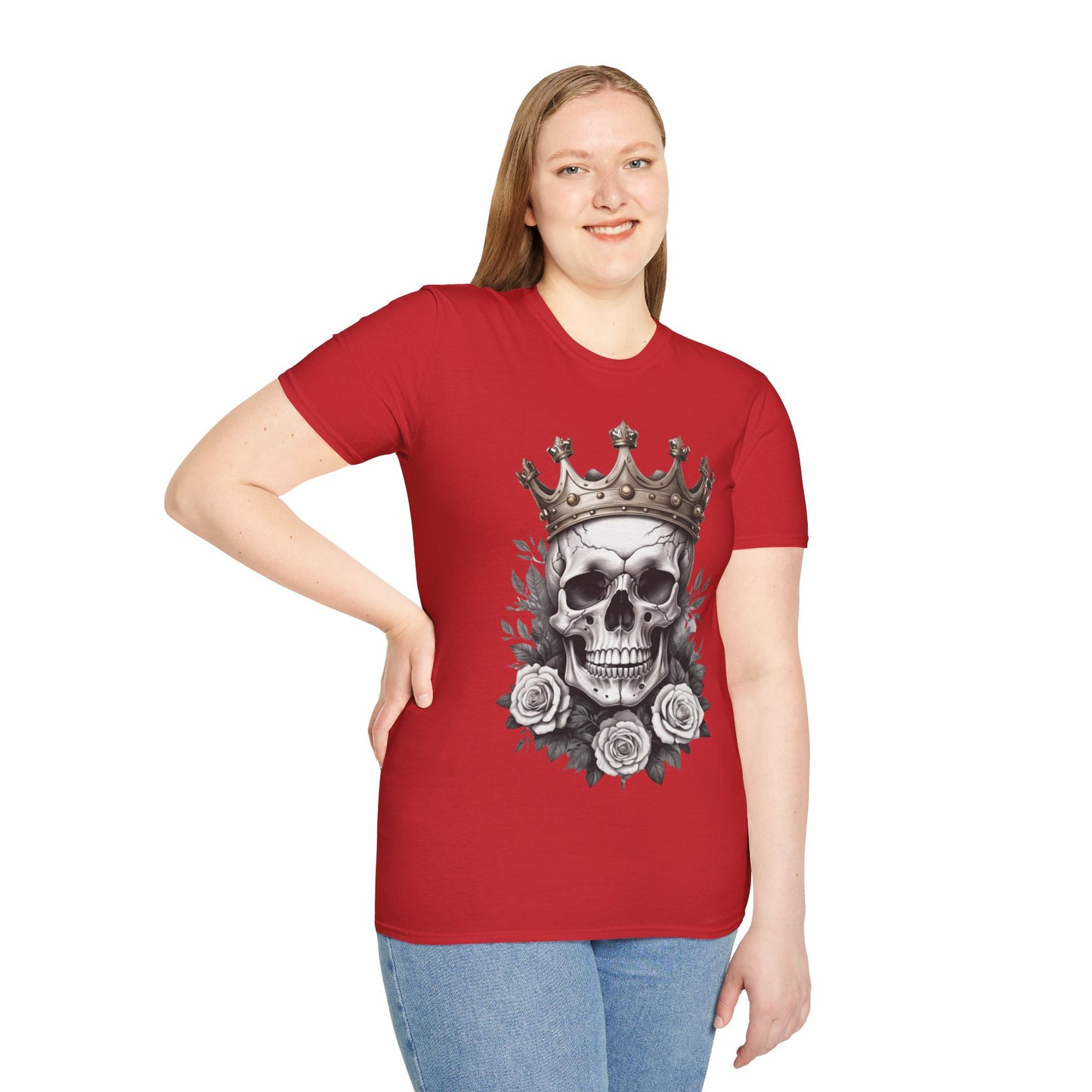 Royal Rebellion King Skull Unisex Tee