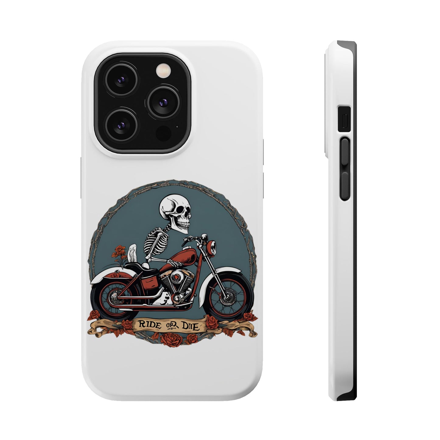 Ride or Die: Skeleton iPhone Case