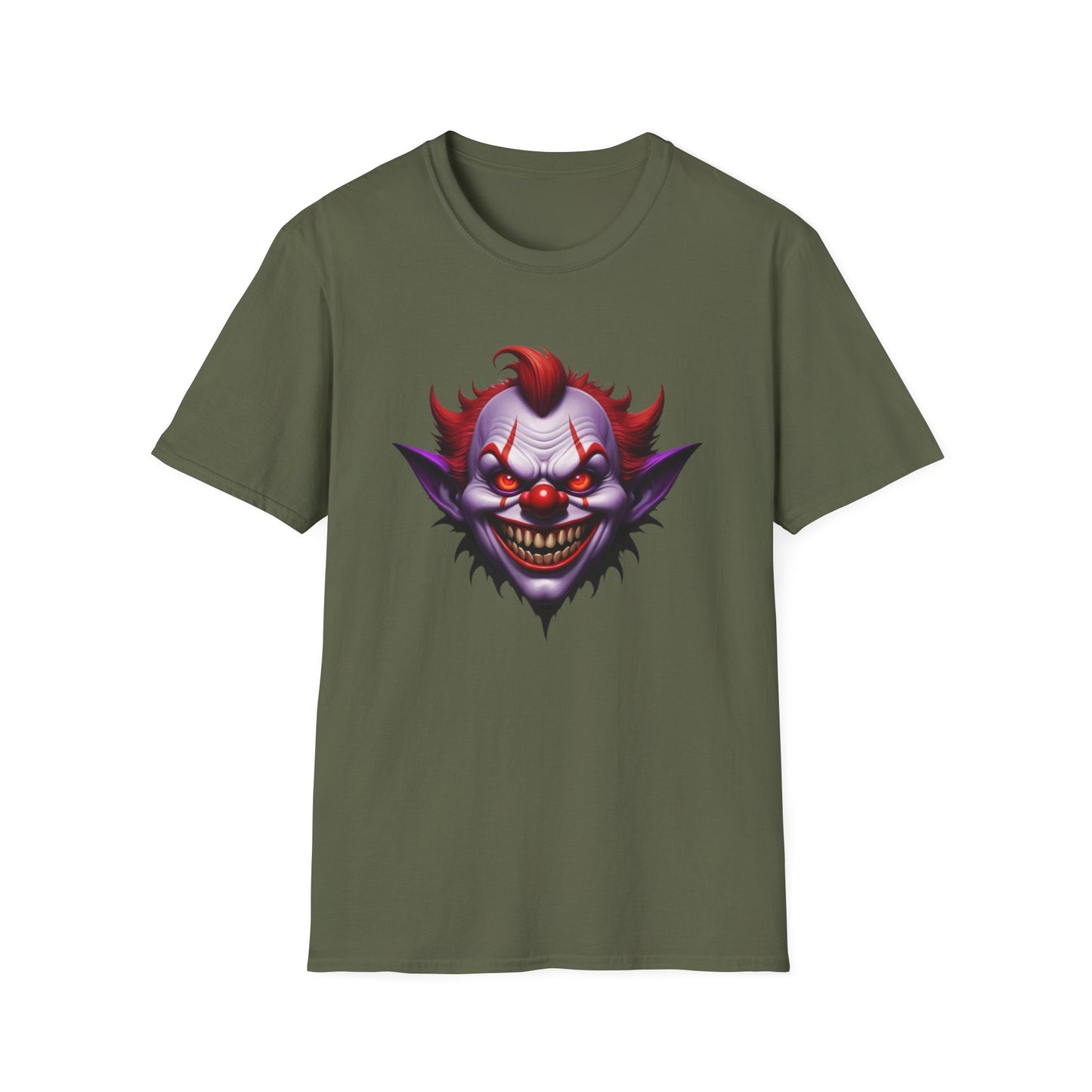 Evil Clown Graphic T-shirt