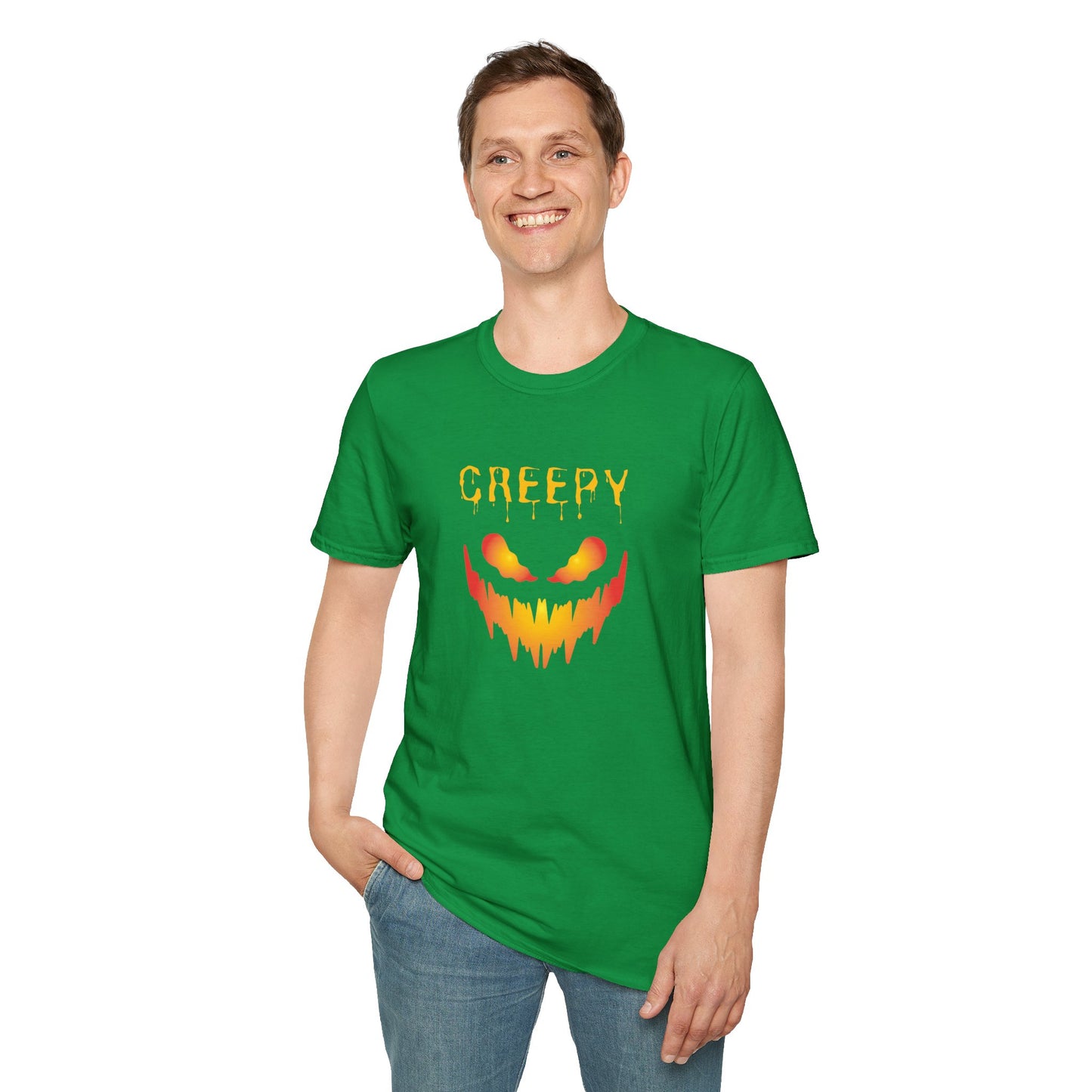 Creepy Smile Halloween Unisex T-Shirt