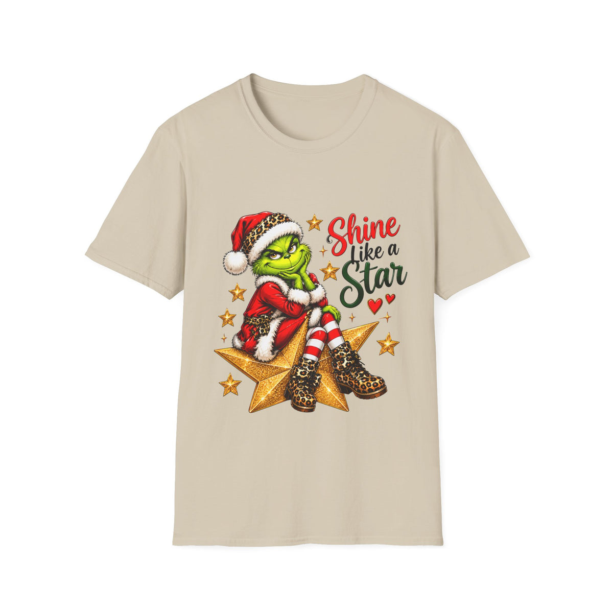 Shine Like a Star Grinch Christmas T-Shirt
