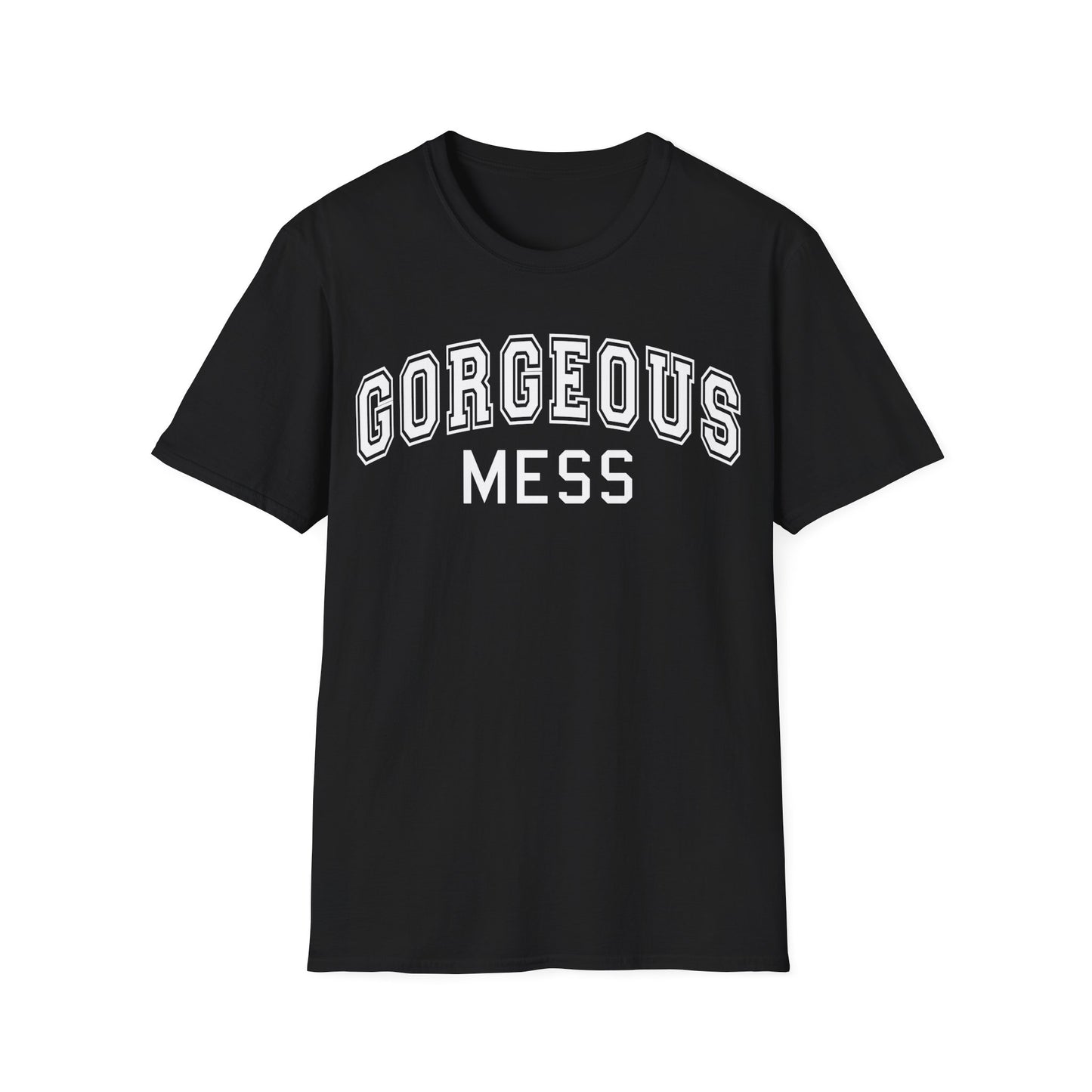 Gorgeous Mess Tee — Graphic Casual Statement T-Shirt