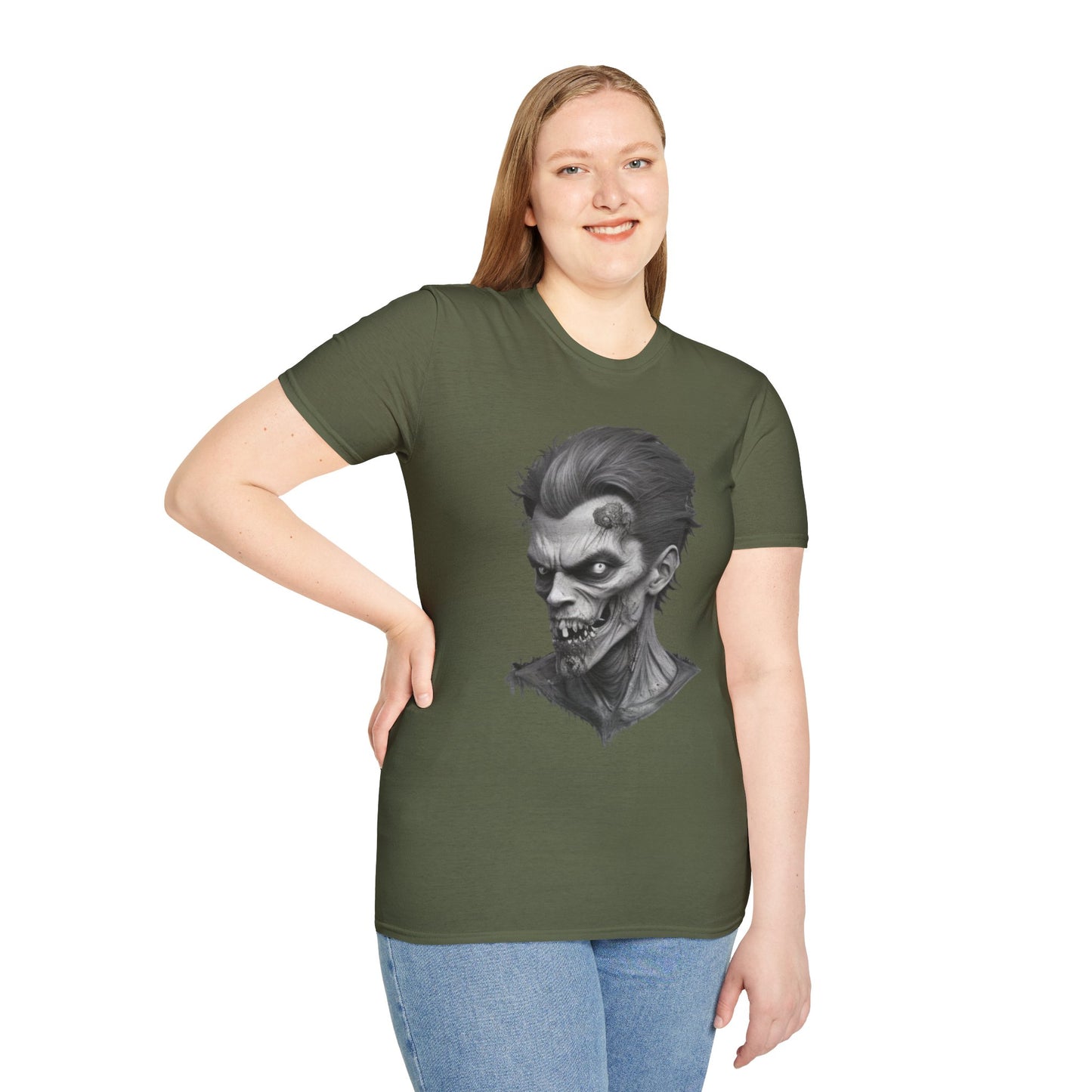 Dark Zombie Creepy Graphic Unisex Tee