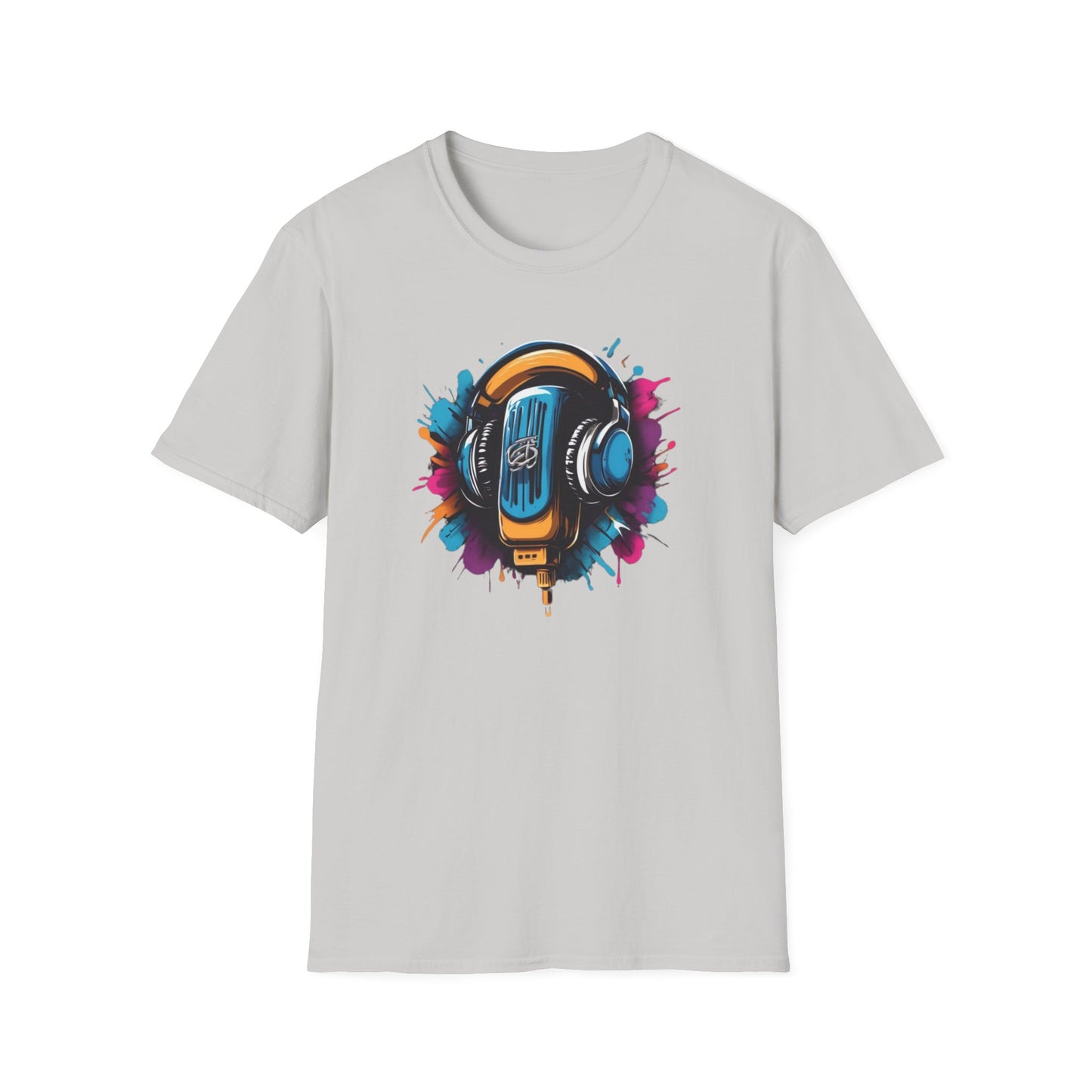 Mic & Headphones Graphic Unisex T-Shirt