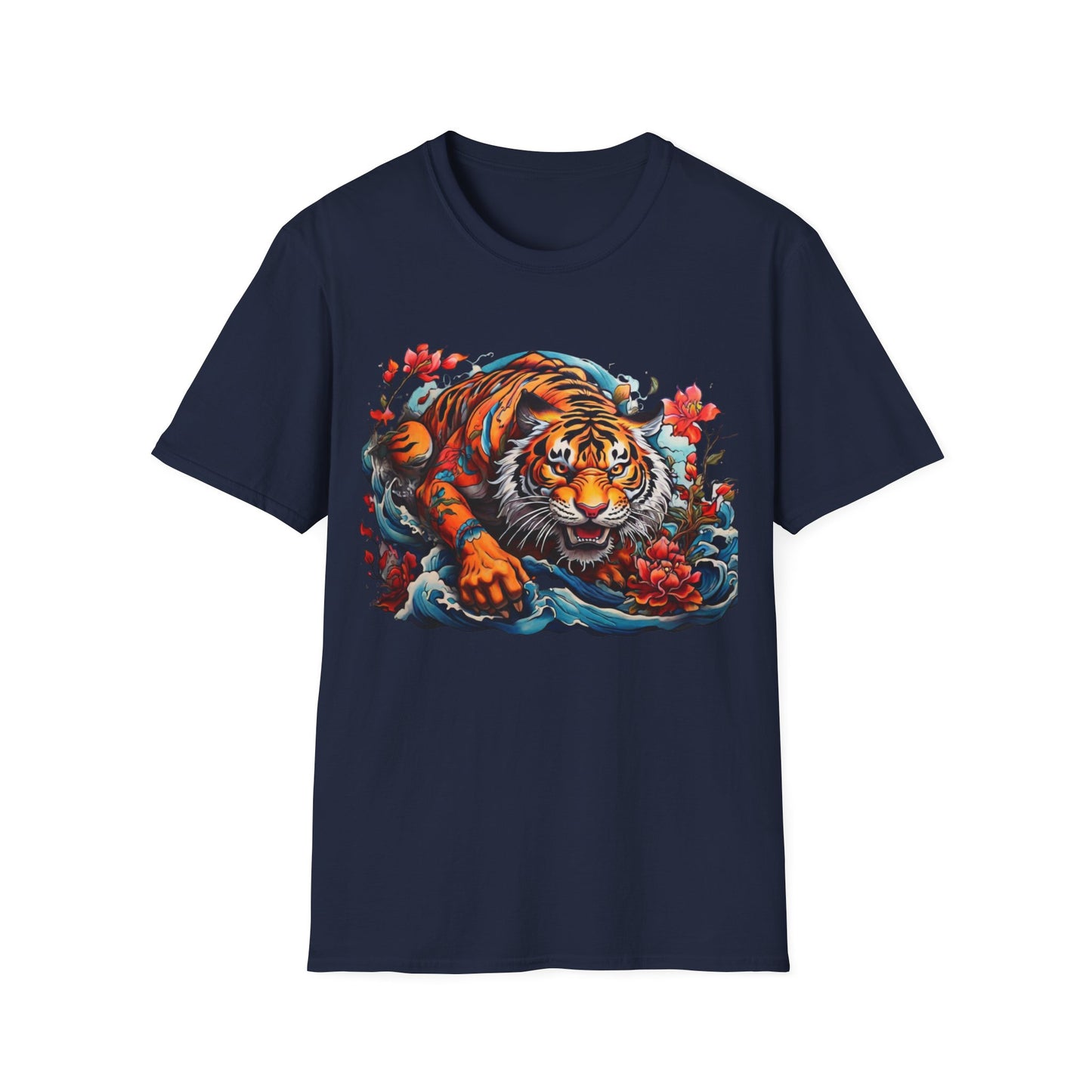 Tiger Crest T-Shirt — Fierce Vintage Tiger Graphic Tee