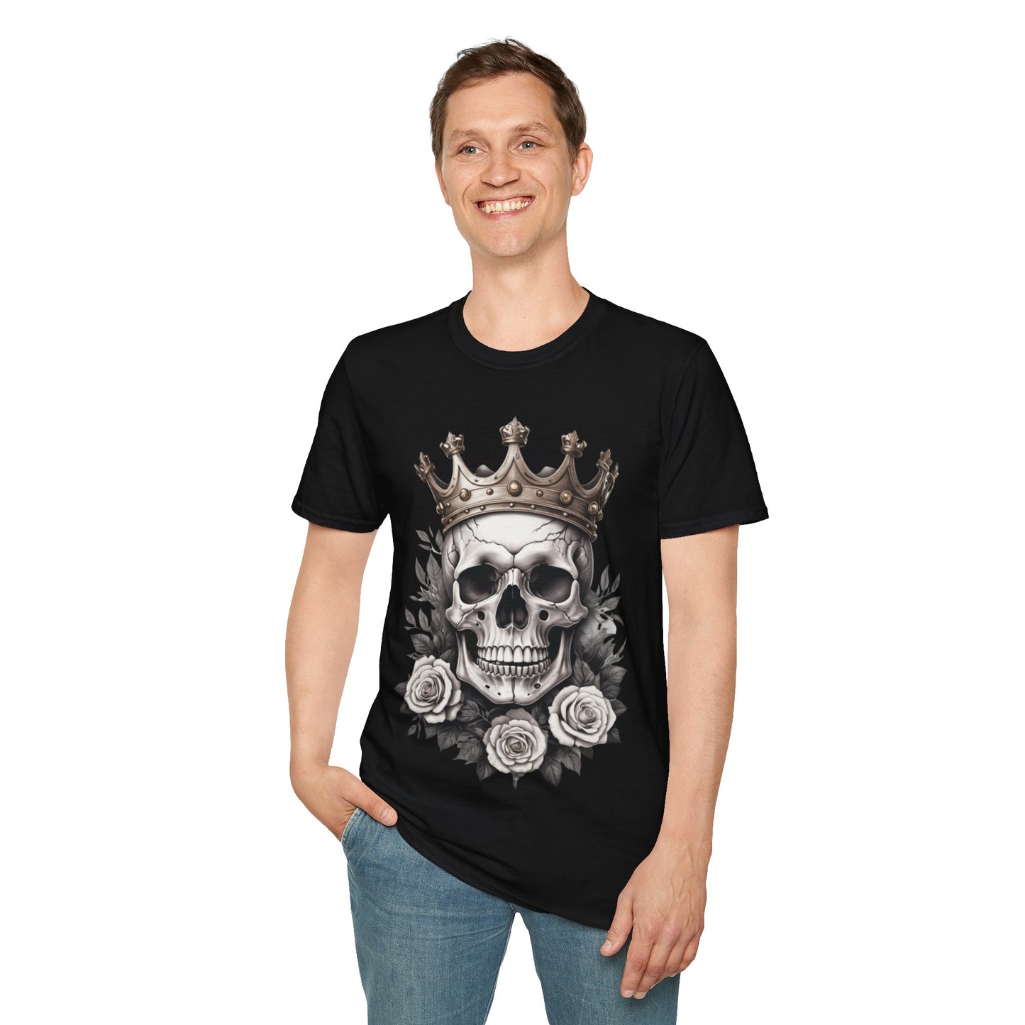 Royal Rebellion King Skull Unisex Tee