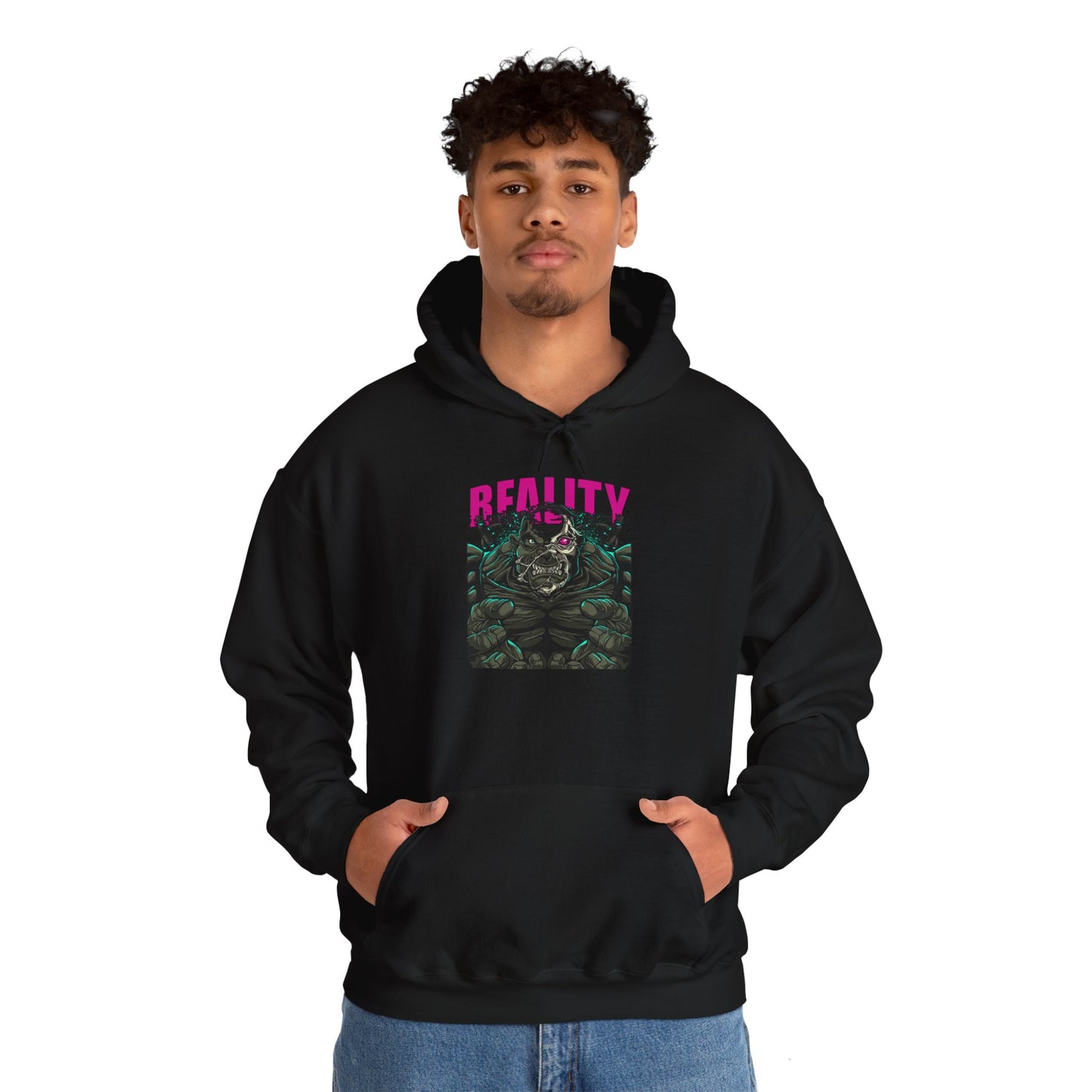 Reality Muscle Dog Graphic Hoodie