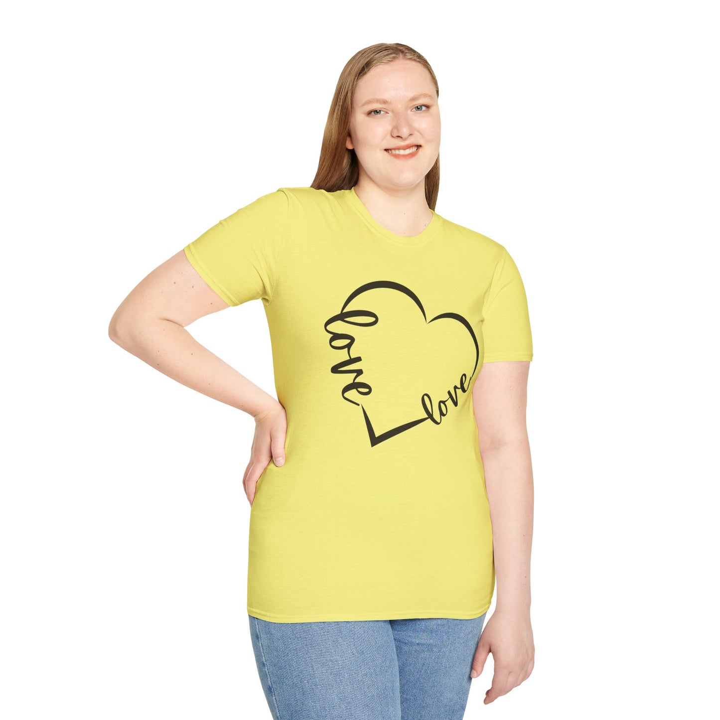 Love in Every Beat Heart Graphic Shirt