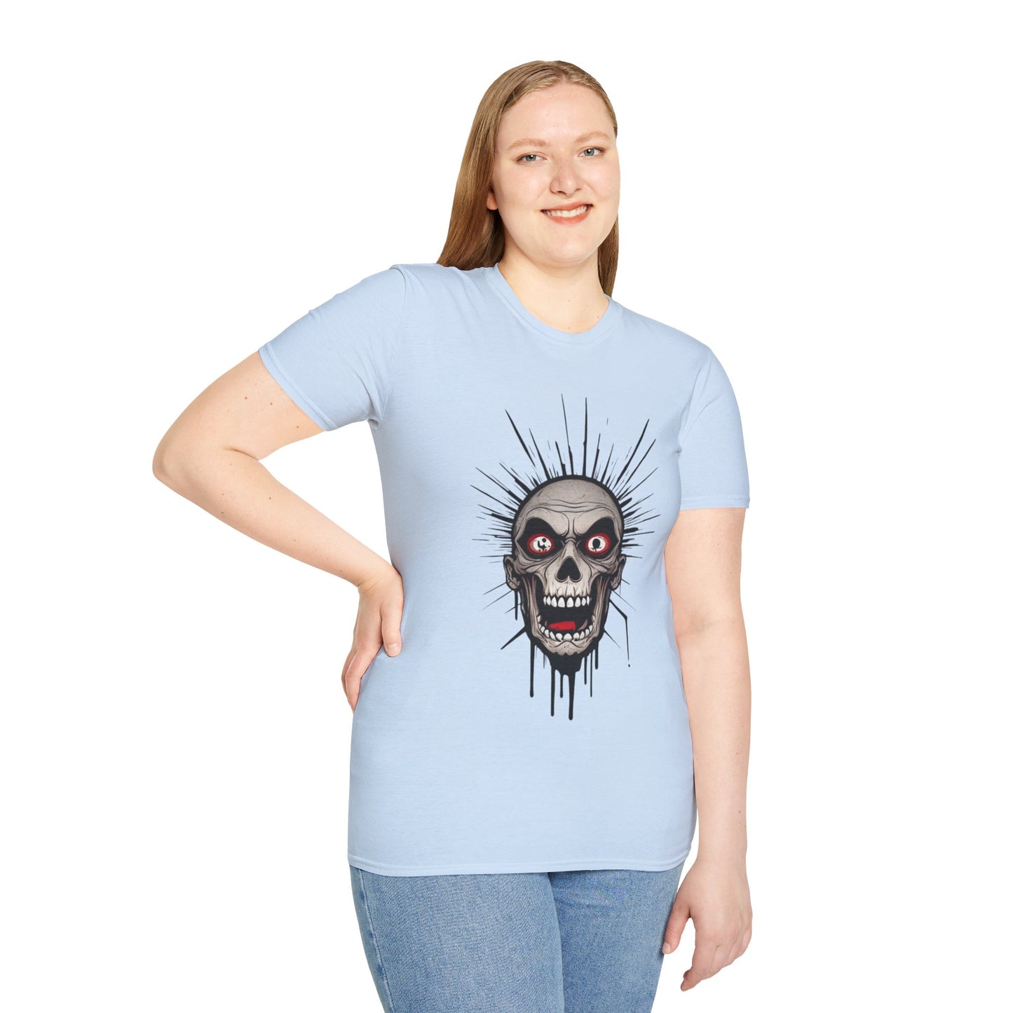 Screaming Skull Graphic Unisex Tee