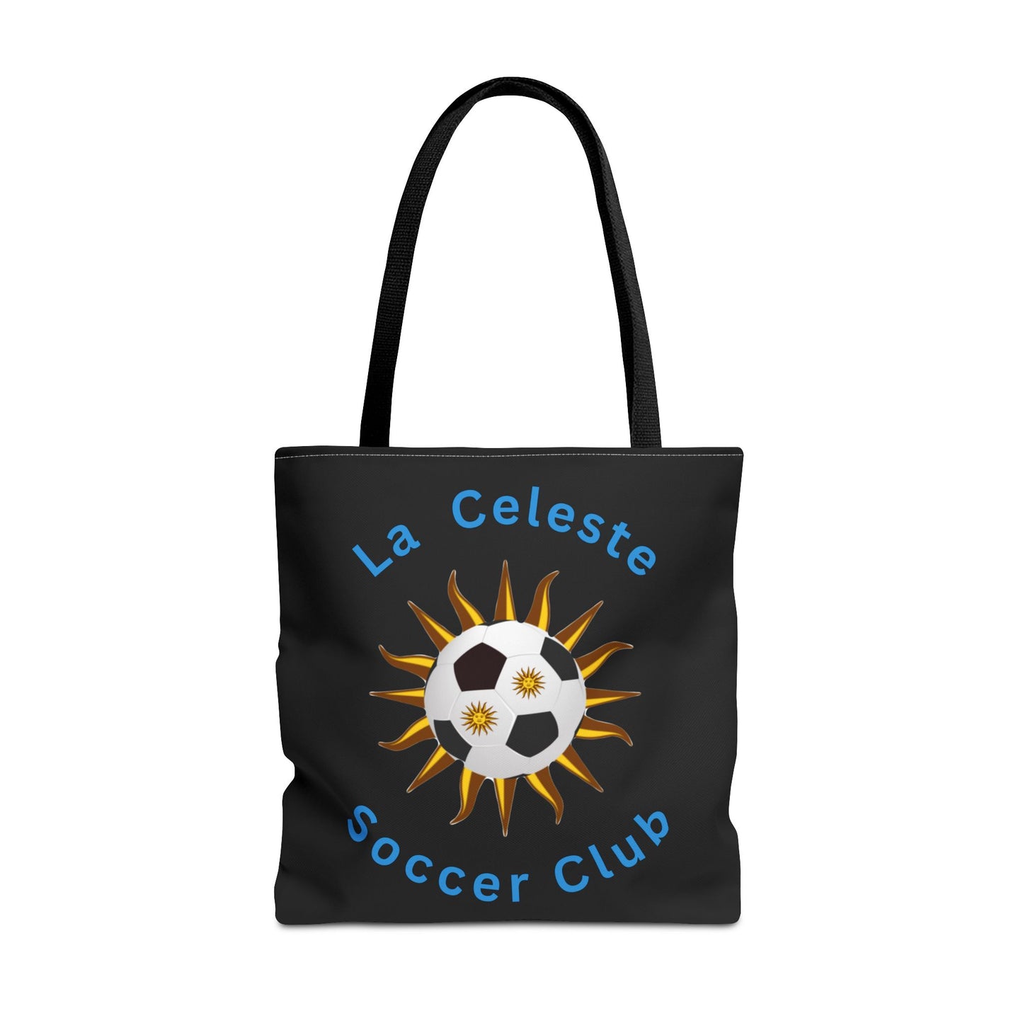 La Celeste S.C. Black Tote Bag | Más que un club una Familia!